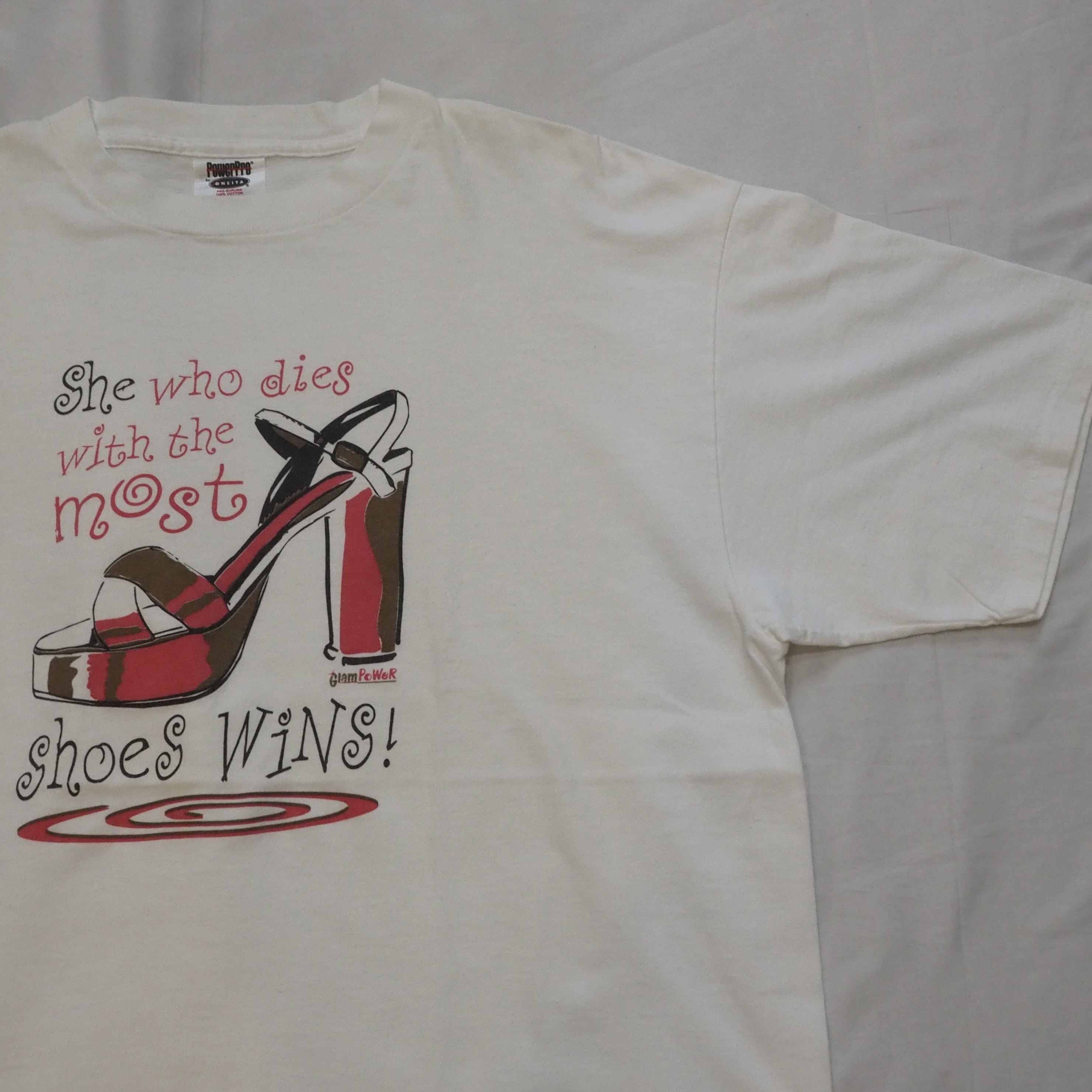 90’s Oneita ハイヒールTシャツ の画像 3