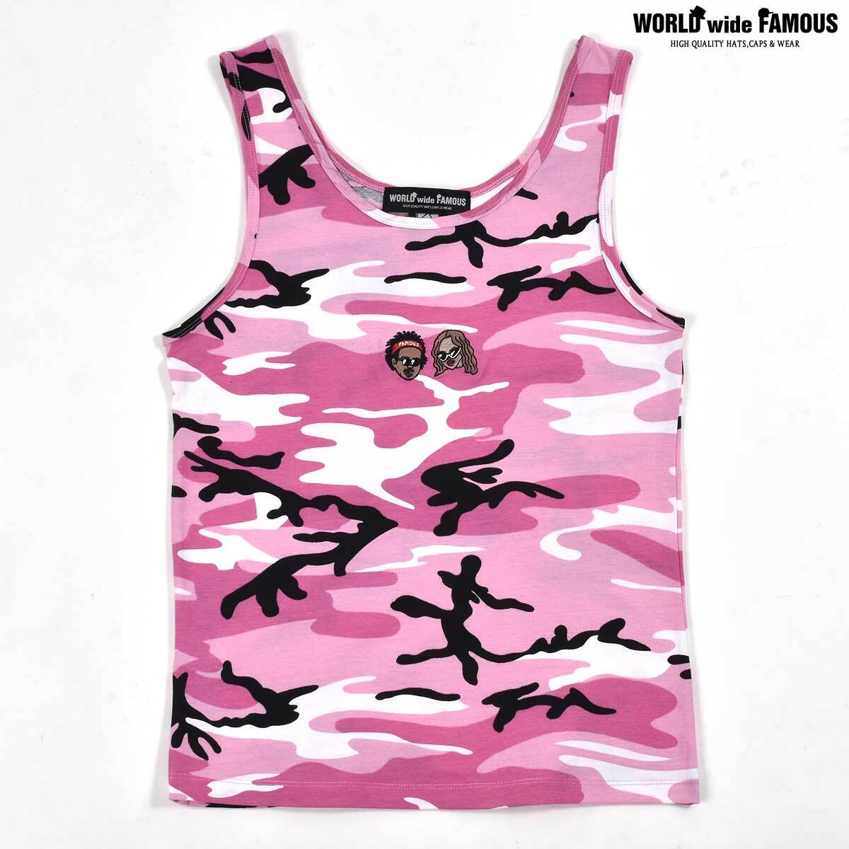 新作 Ladies Famous Jb Tank Top By Chiller Pink Camo レディース