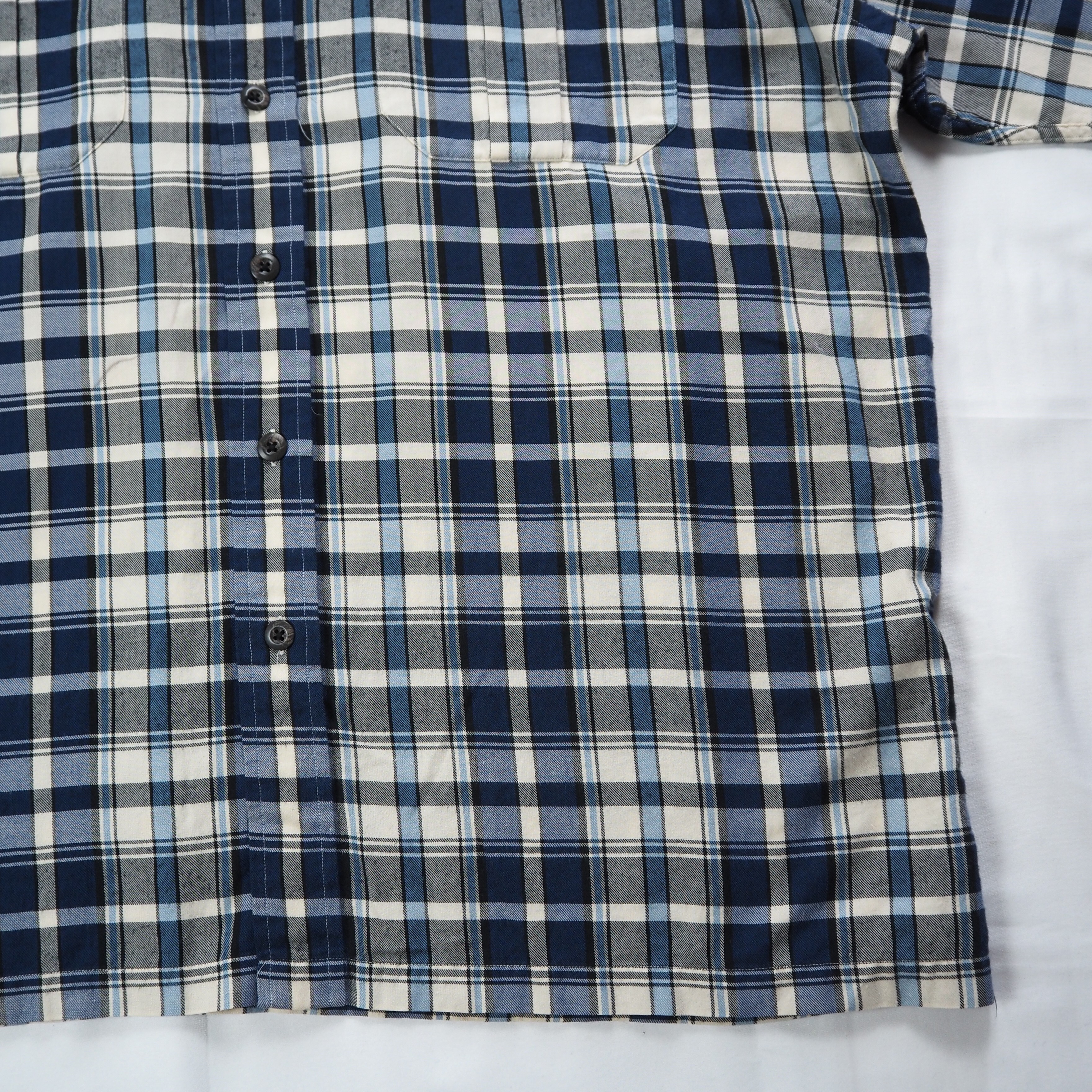 【9/23 20:00入荷】90's POLO Sports シャツ ブルー×ホワイト の画像 8