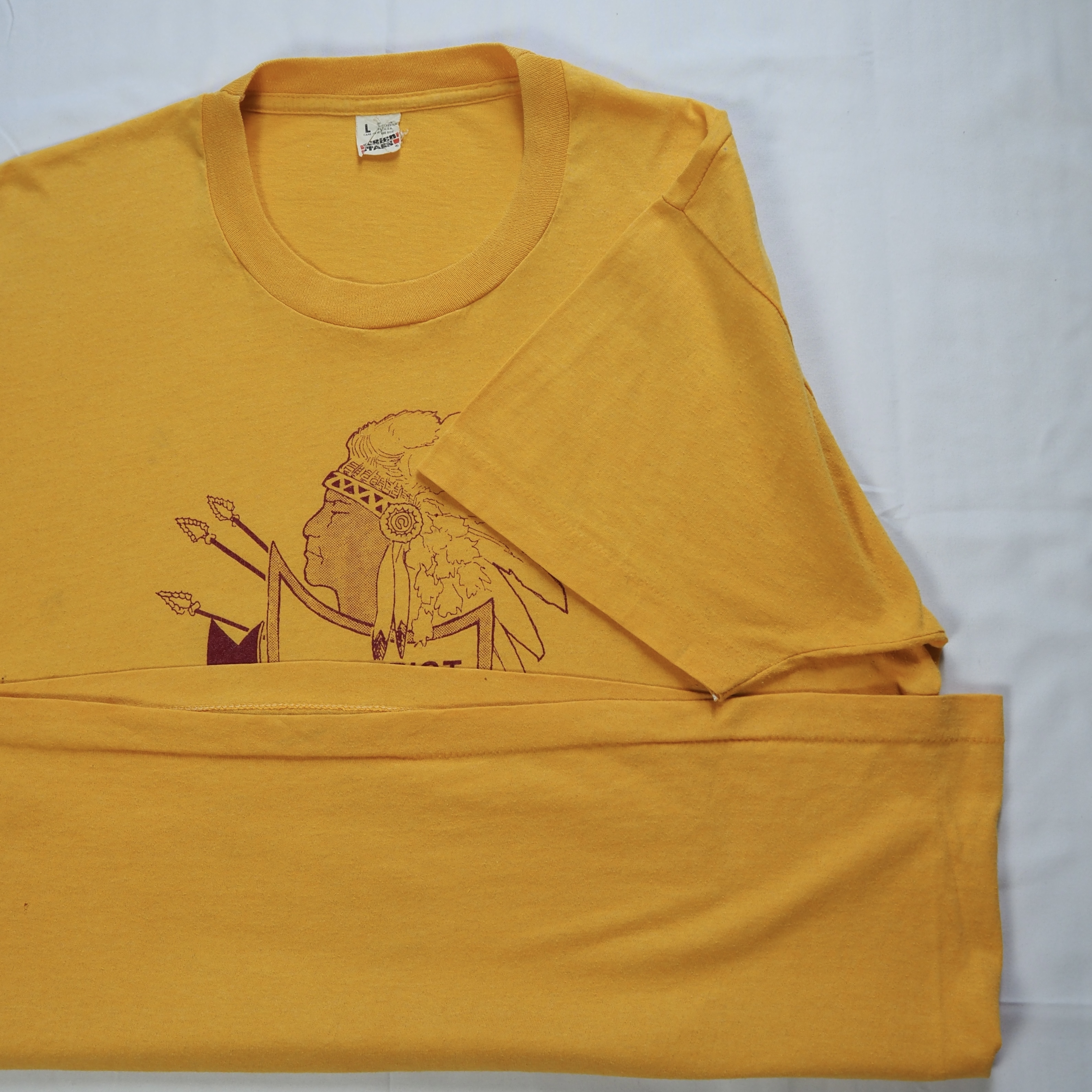 80’s スクリーンスターズ プリントTシャツ Lサイズ ネイティブアメリカン の画像 11