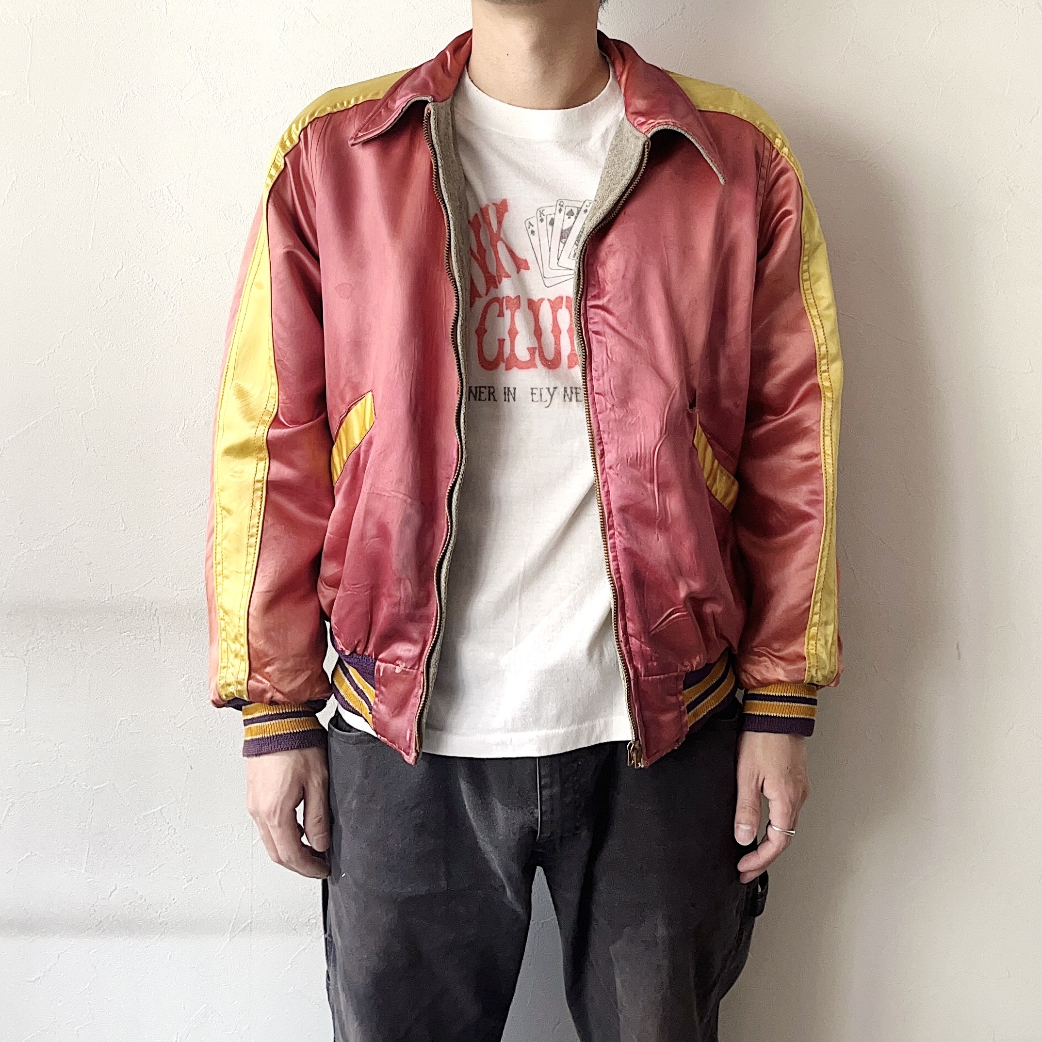 Vintage 50〜60’s【LOGAN Knitting Mills】Reversible Stadium Jacket の画像 5