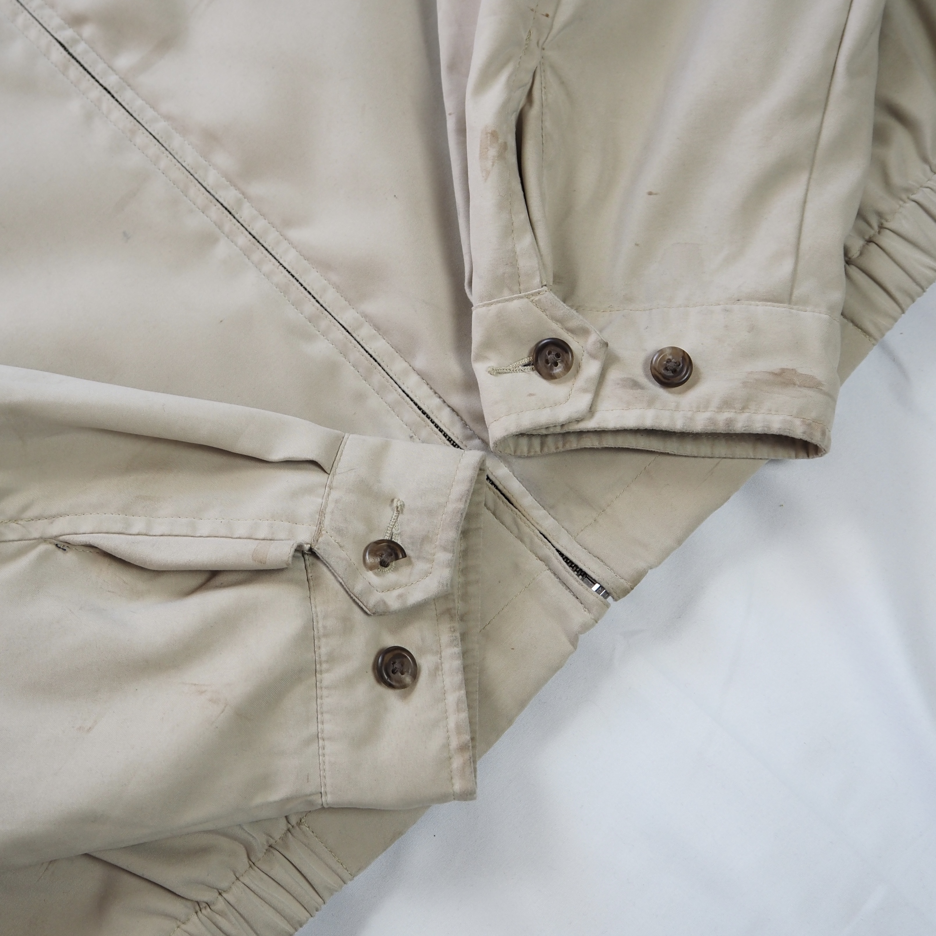 90’s Ralph Lauren スウィングトップジャケット XL ベージュ の画像 3