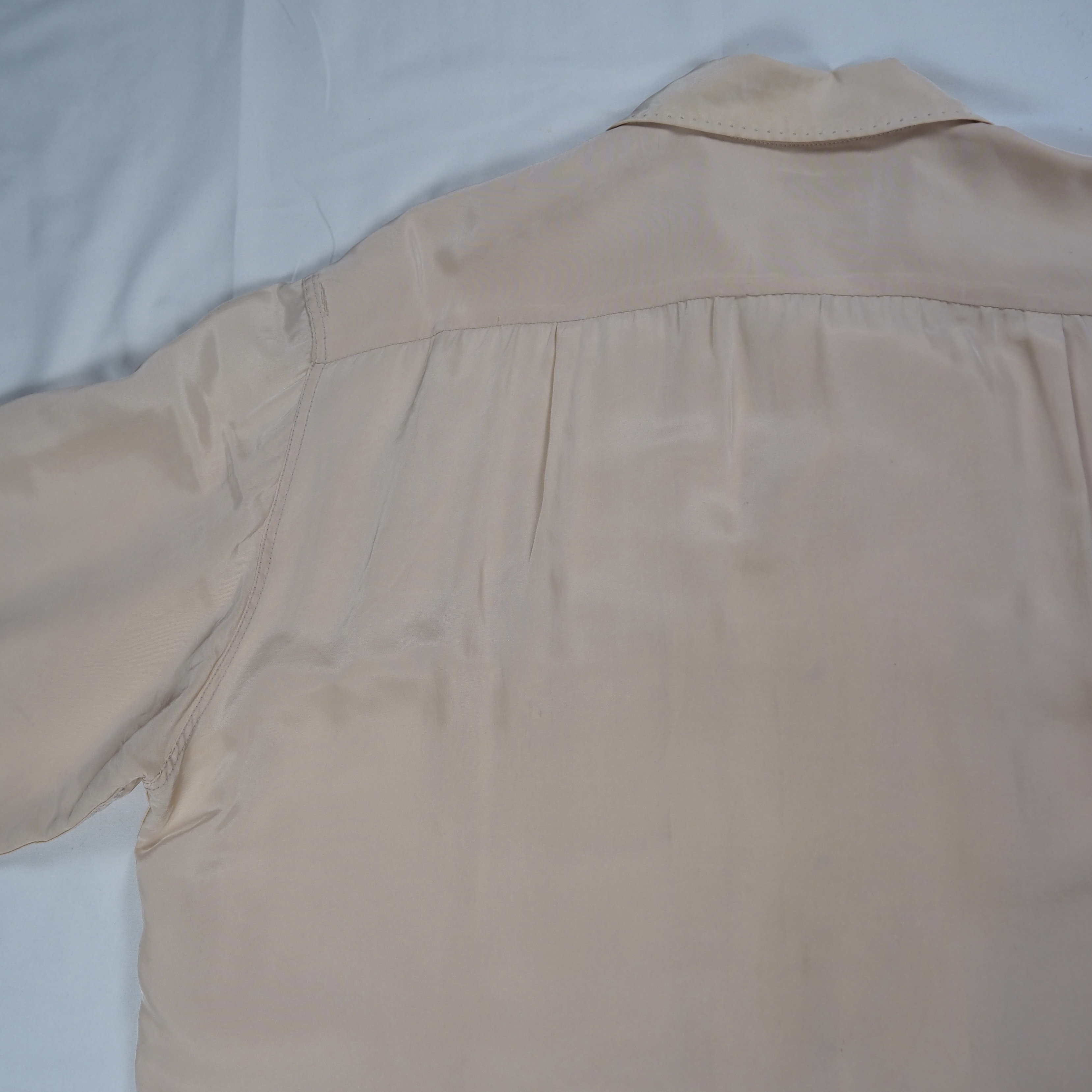 【ビッグサイズ】50’s Penny’s ナイロンシャツ ピンク XL の画像 17