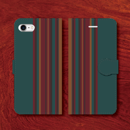 レトロストライプ 昭和レトロ レトロ家具調 青緑系色 Iphoneスマホケース 手帳型ケース Dezagoods Retro レトロストライプ 昭和レトロ レトロ家具調 青緑系色 Iphoneスマホケース 手帳型ケース Dezagoods Retro