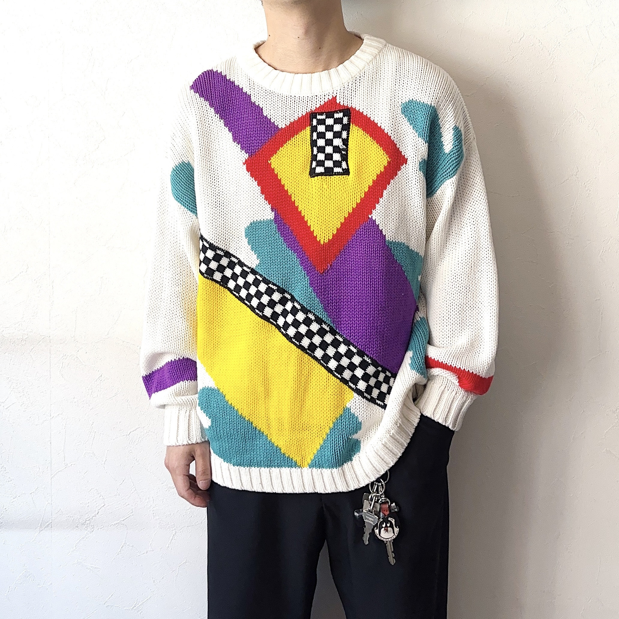 Vintage 80～90's【Back To Back】Knit Sweater の画像 3