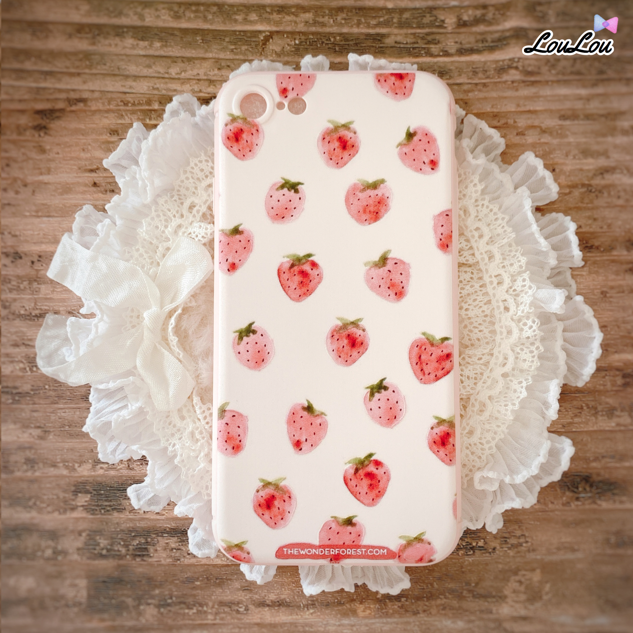 ふんわり苺イラスト ソフト Ipnoneケース Iphoneケース専門店 Loulou キラキラ ピンク ハート シンプル おしゃれ でかわいい ふんわり苺イラスト ソフト Ipnoneケース Iphoneケース専門店 Loulou キラキラ ピンク ハート シンプル おしゃれ でかわいい