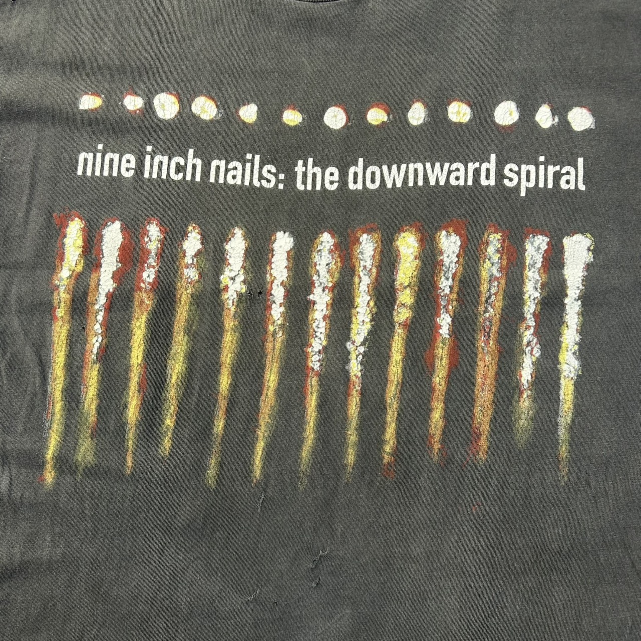 EURO 90s Nine Inch Nails “The Downward Spiral” Shredder T-Shirt Vintage NIN Fits XL の画像 4