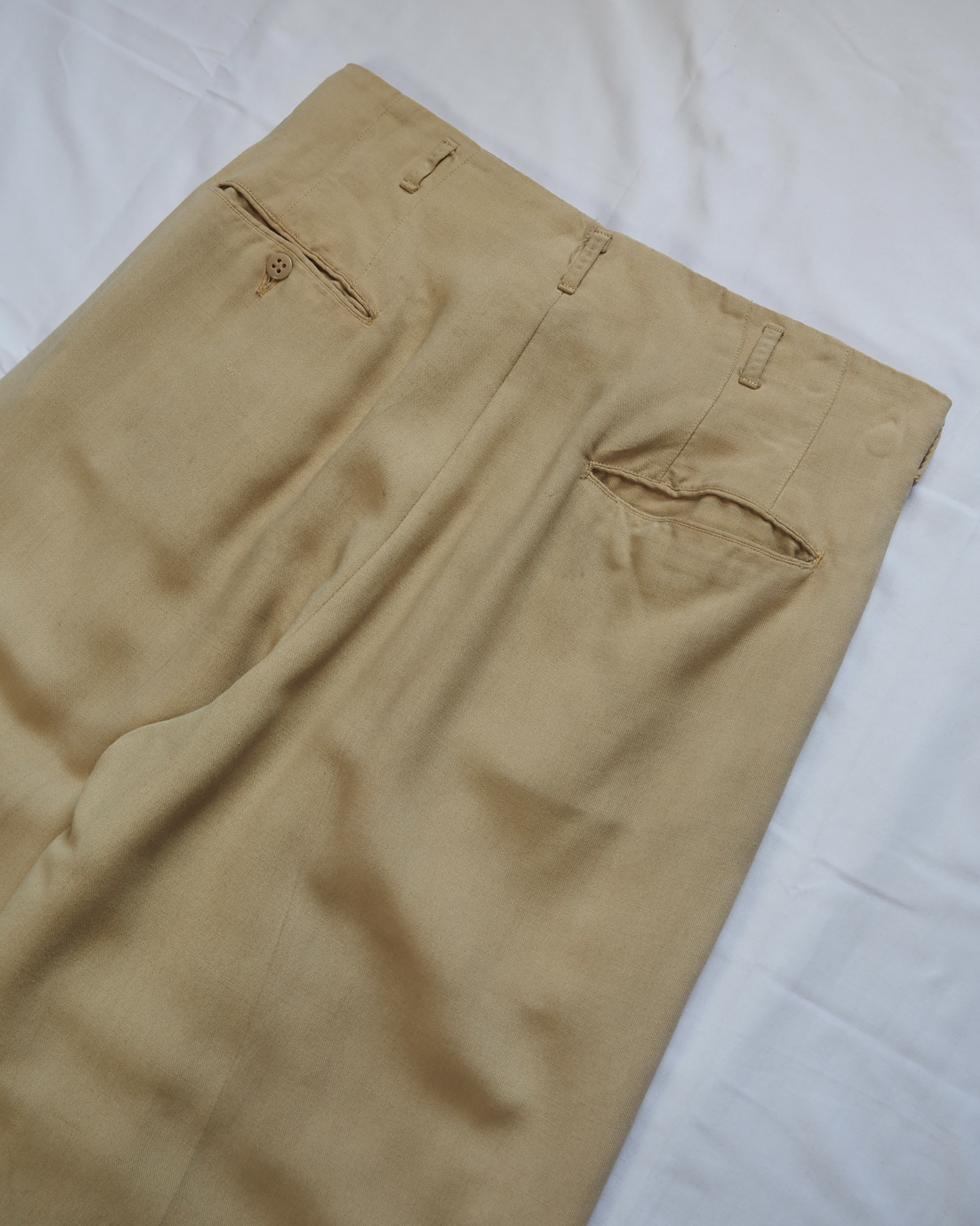 【VCM入荷】50’s ウールスラックス イエロー の画像 14