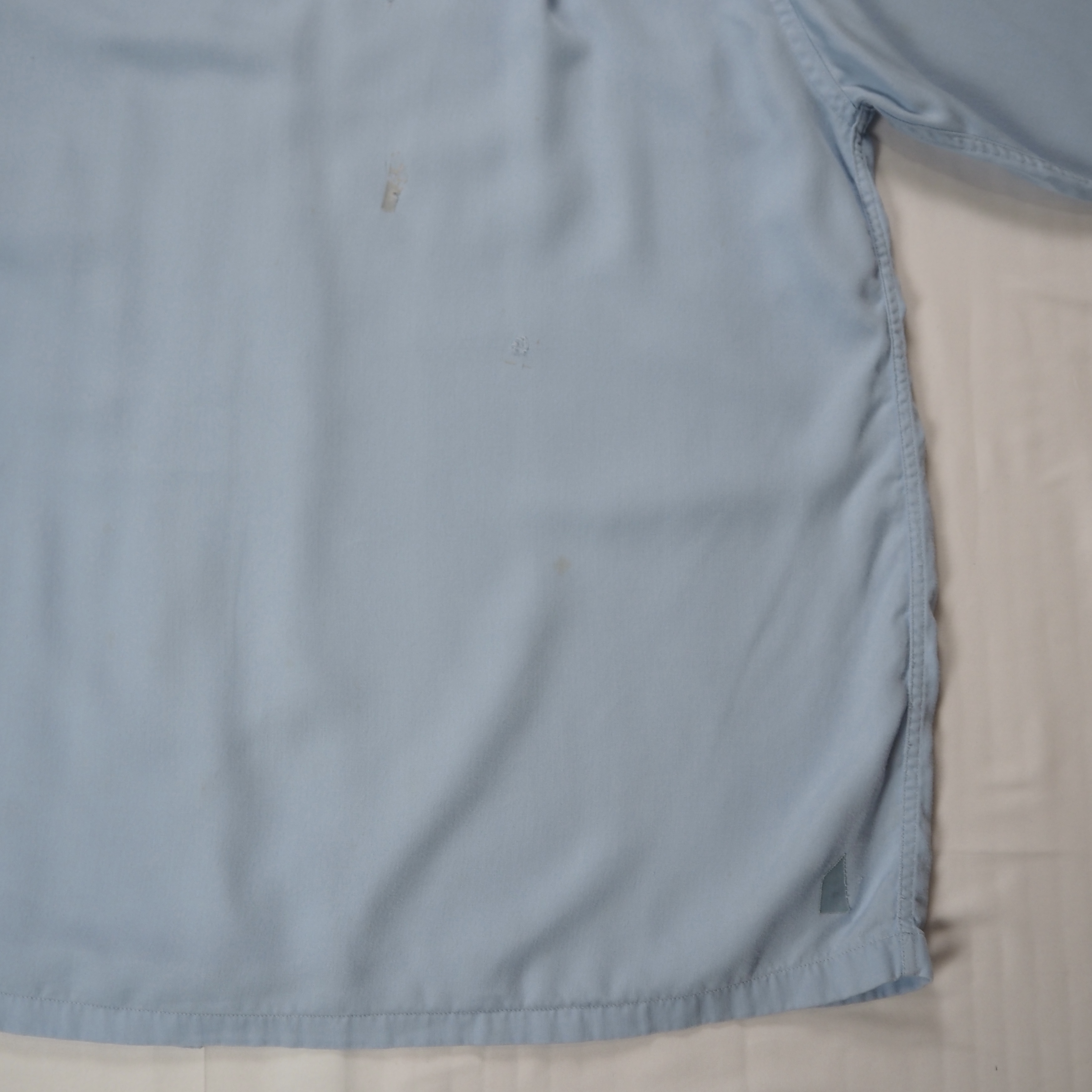 50’s-60’s Van Heusen レーヨンシャツ Lサイズ ライトブルー の画像 20