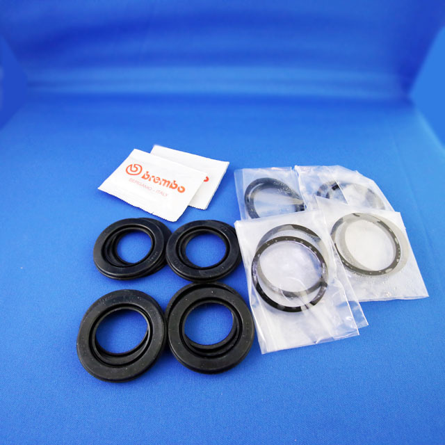 BMW MINI R56系(R55~R59)純正JCWブレンボ4POTブレーキOHシールキット - 画像1