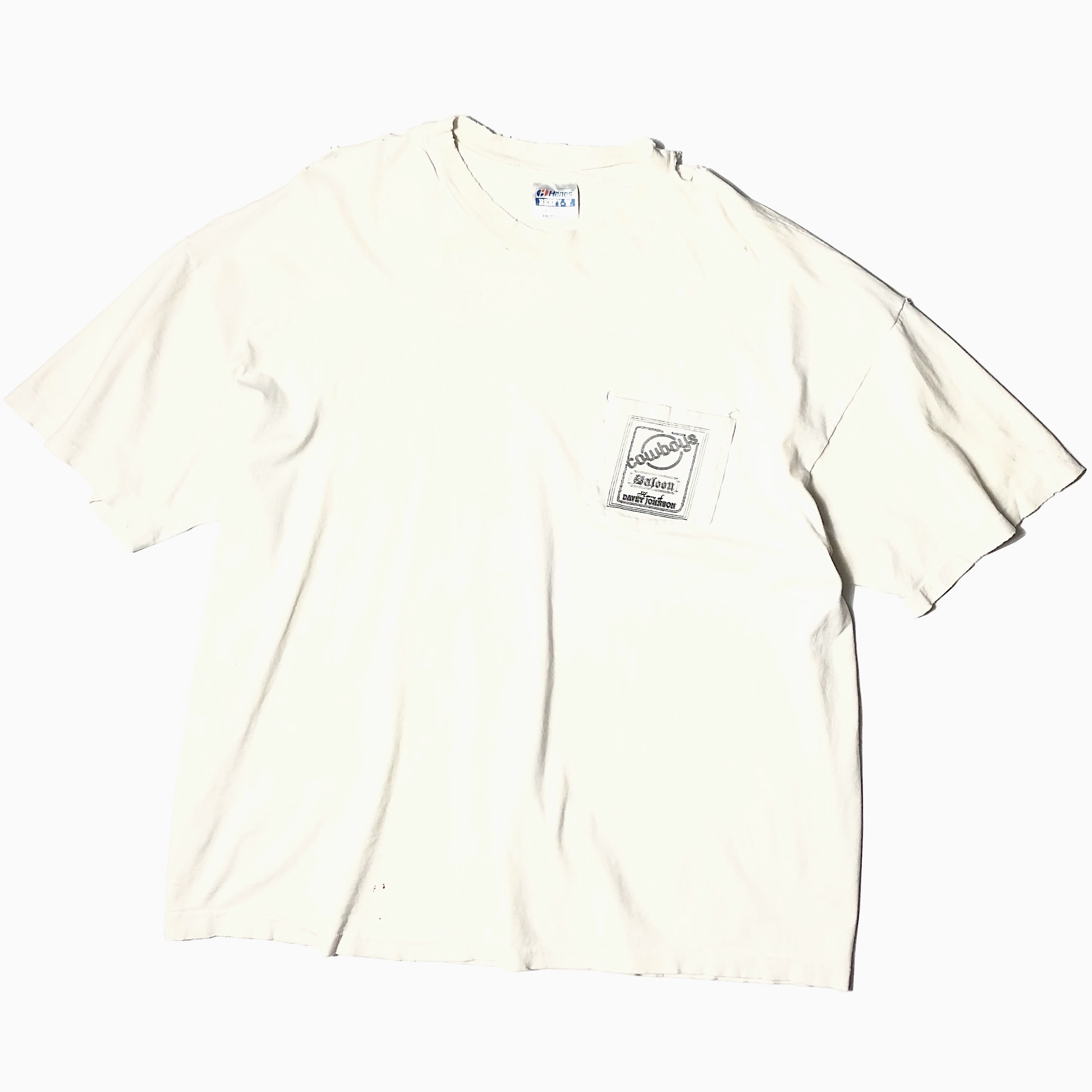 Vintage 80's【Hanes】"cowboys" Grunge T-shirt の画像 2