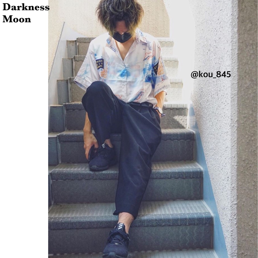 最高青 文字 系 ファッション 人気のファッション画像