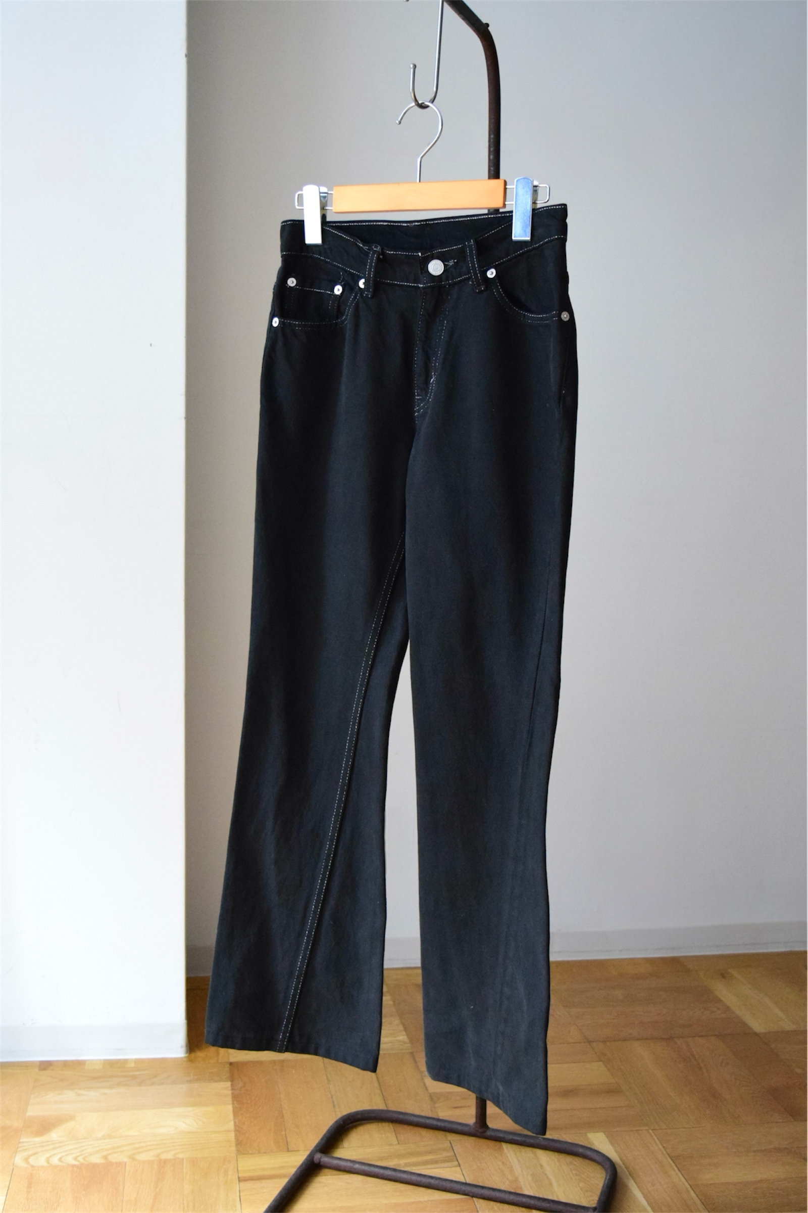 Levi’s 517 black denim pants の画像 4