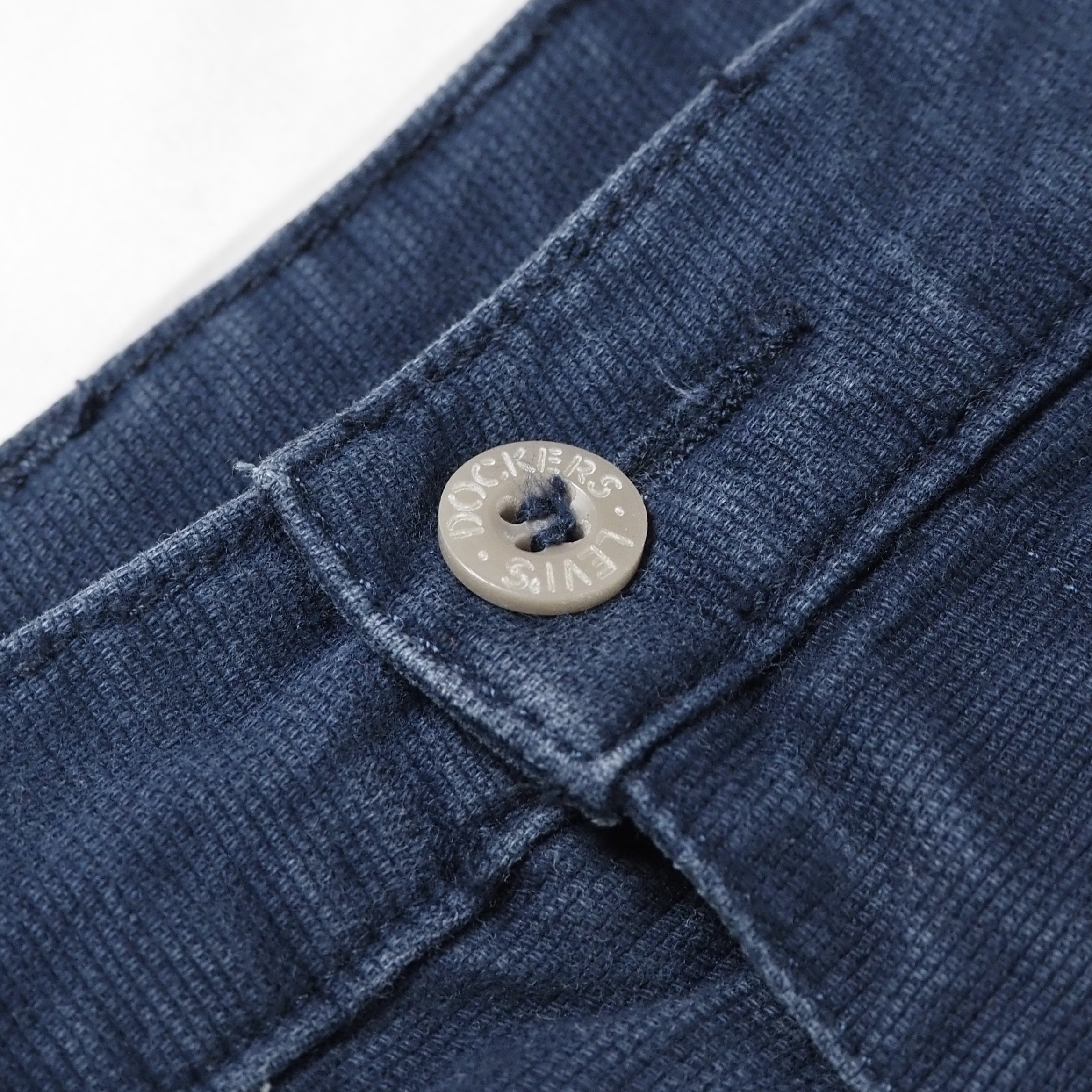 90’s Dockers ワークパンツ ピケパンツ ネイビー の画像 7