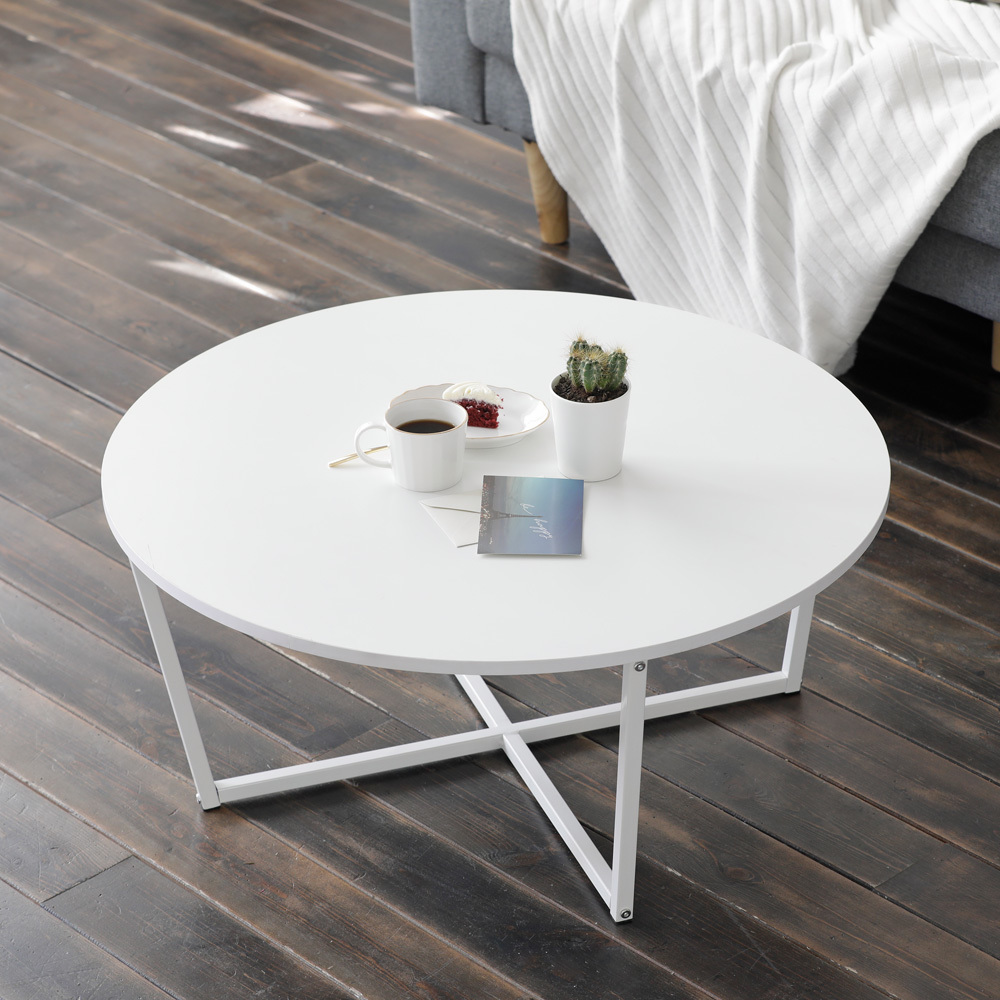ルームアンドホーム テーブル 丸 ラウンド ハーゲン ホワイト roomnhome JAPAN OFFICIAL SHOP