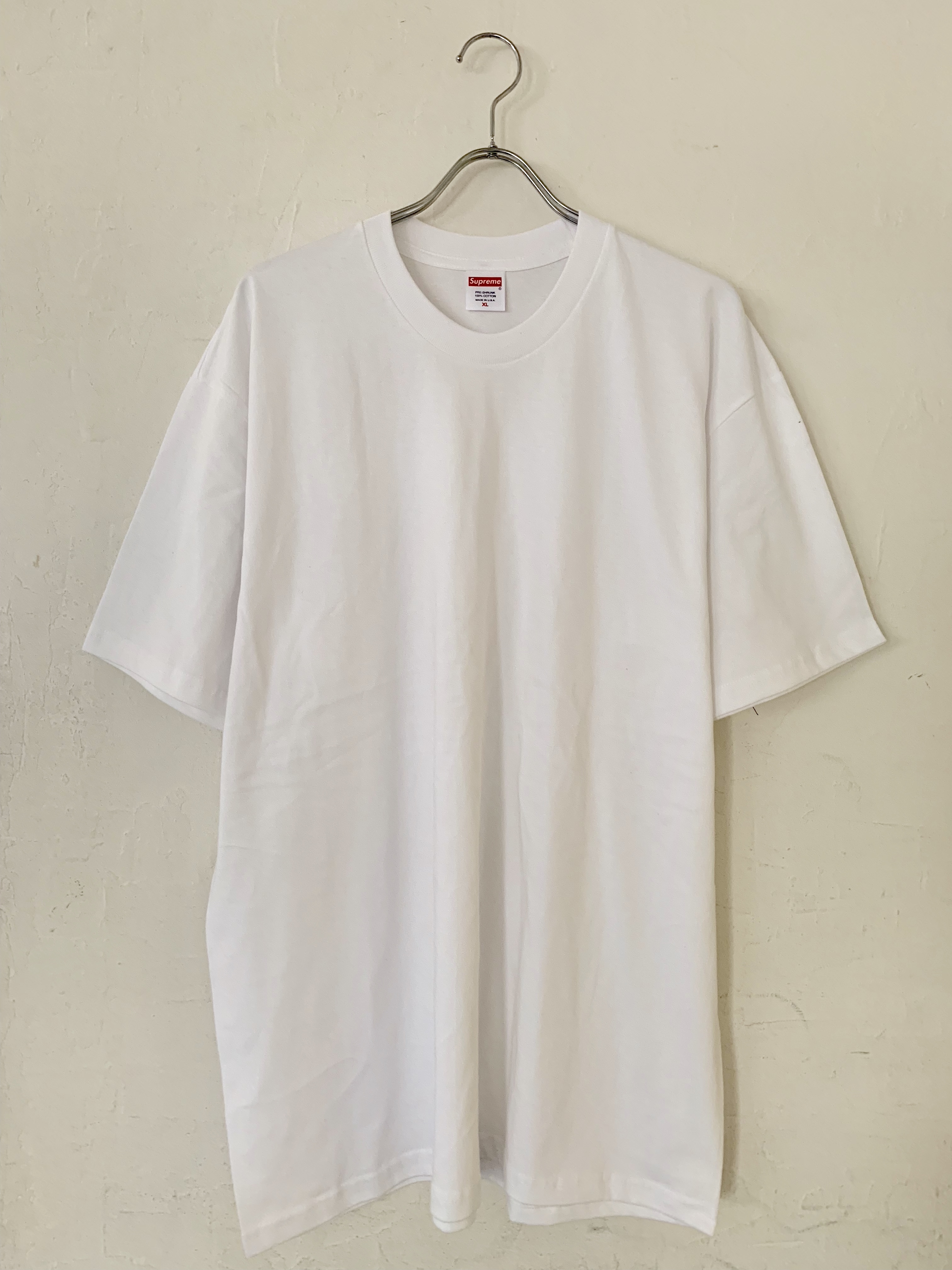 supreme plain white t shirt