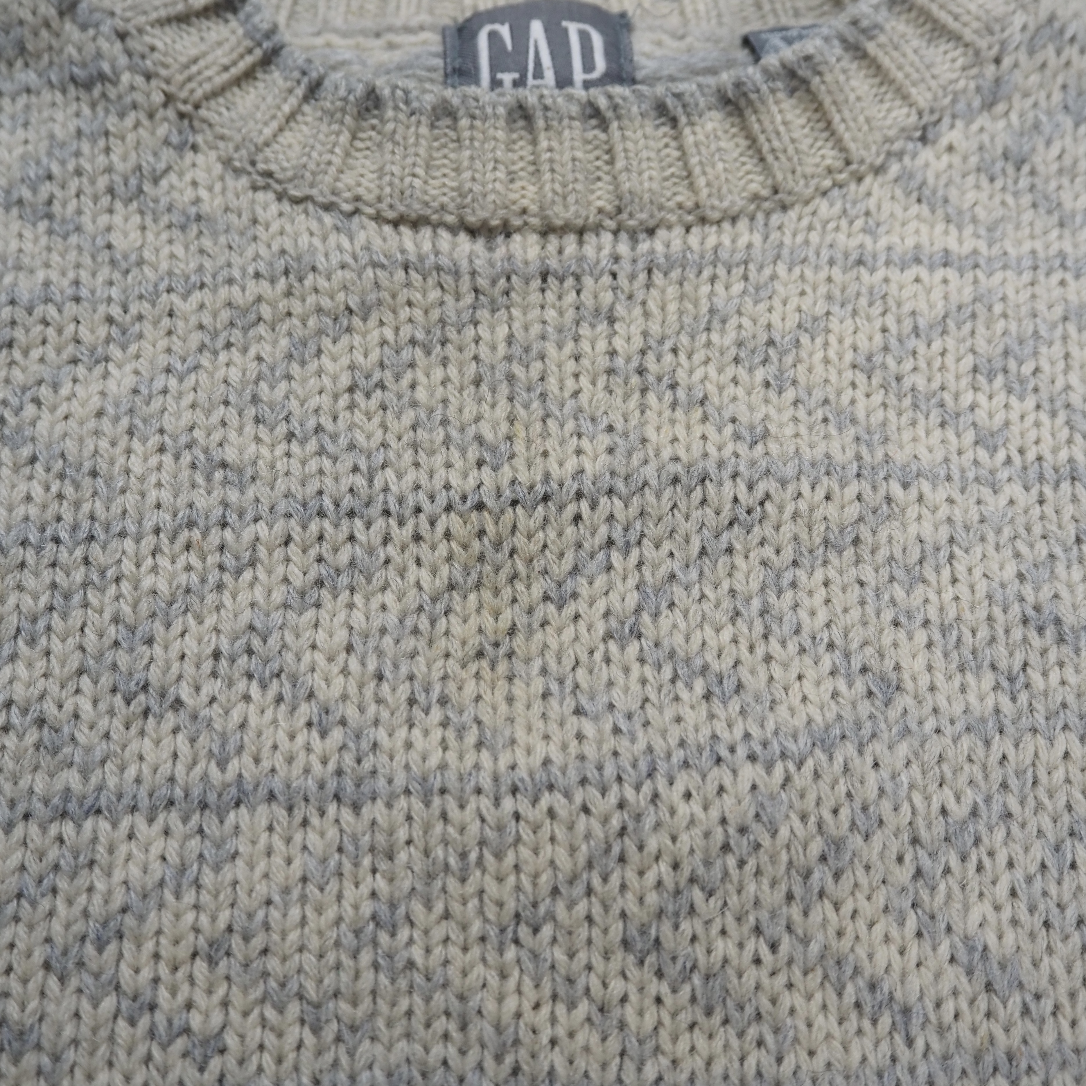 90’s OLD GAP ウールニット Lサイズ の画像 7