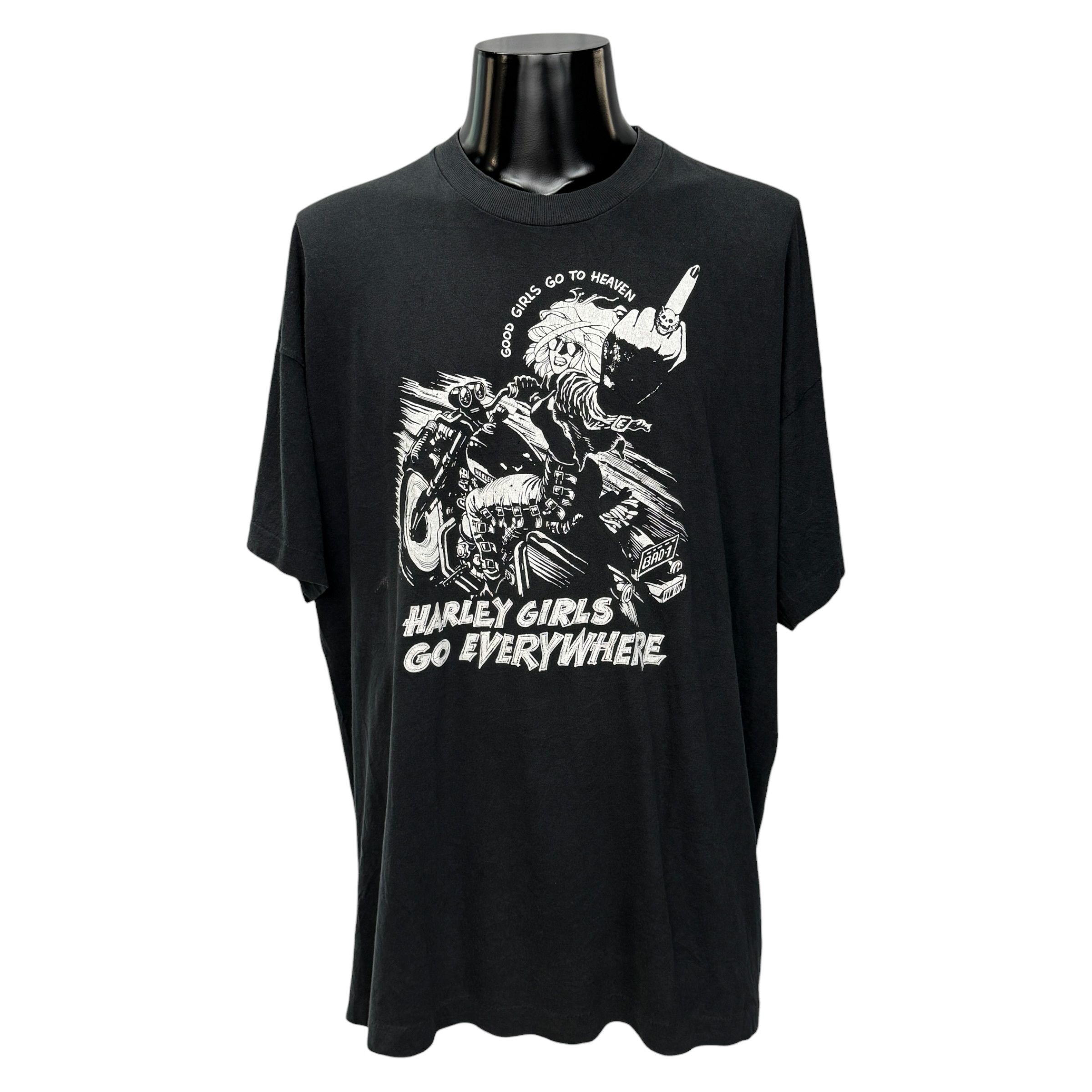 【HARLEY GIRLS GO EVERYWHERE】ハーレーガールズ 90’s Vintage Tシャツ