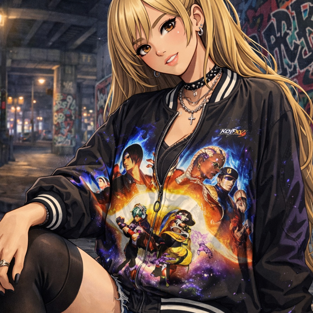 SNK THE KING OF FIGHTERS XV スカジャン（リバーシブル）予約販売限定モデル【古着/スカジャン/格闘ゲーム/希少品】