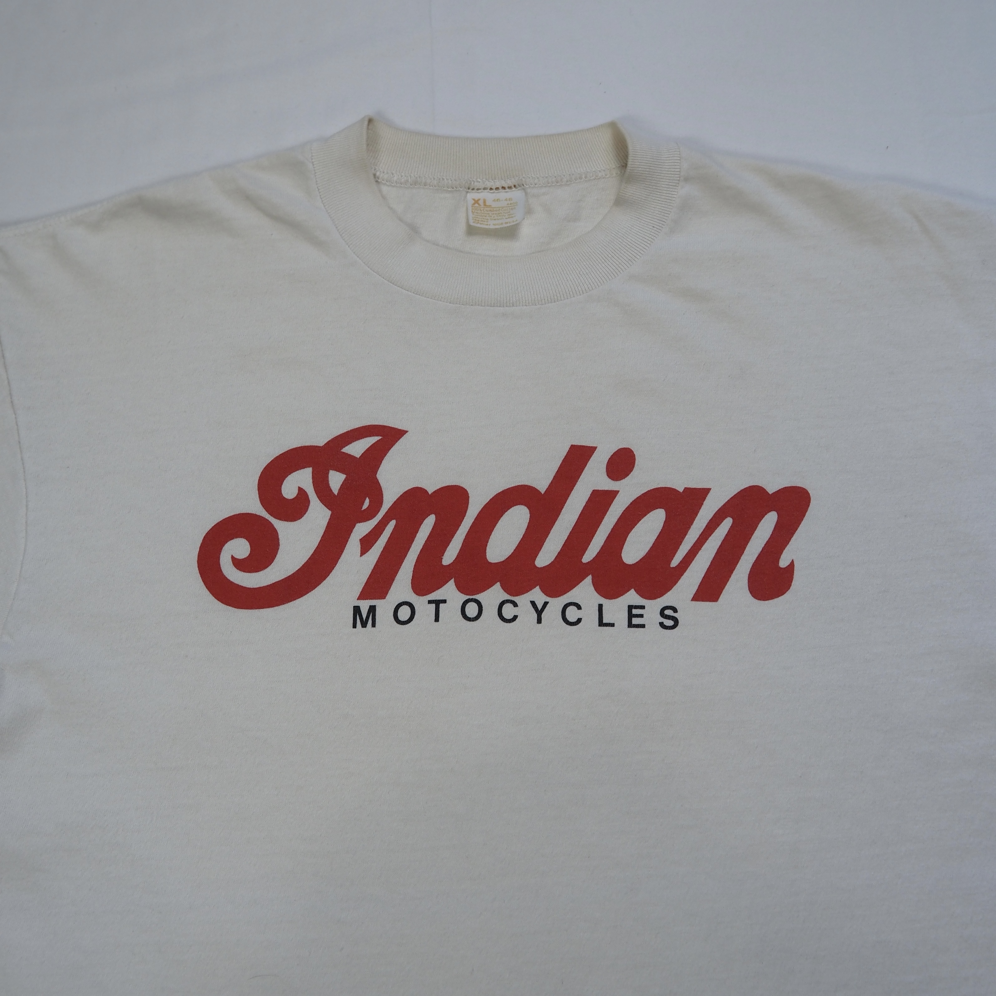 70’s Indian Tシャツ XL ホワイト の画像 7