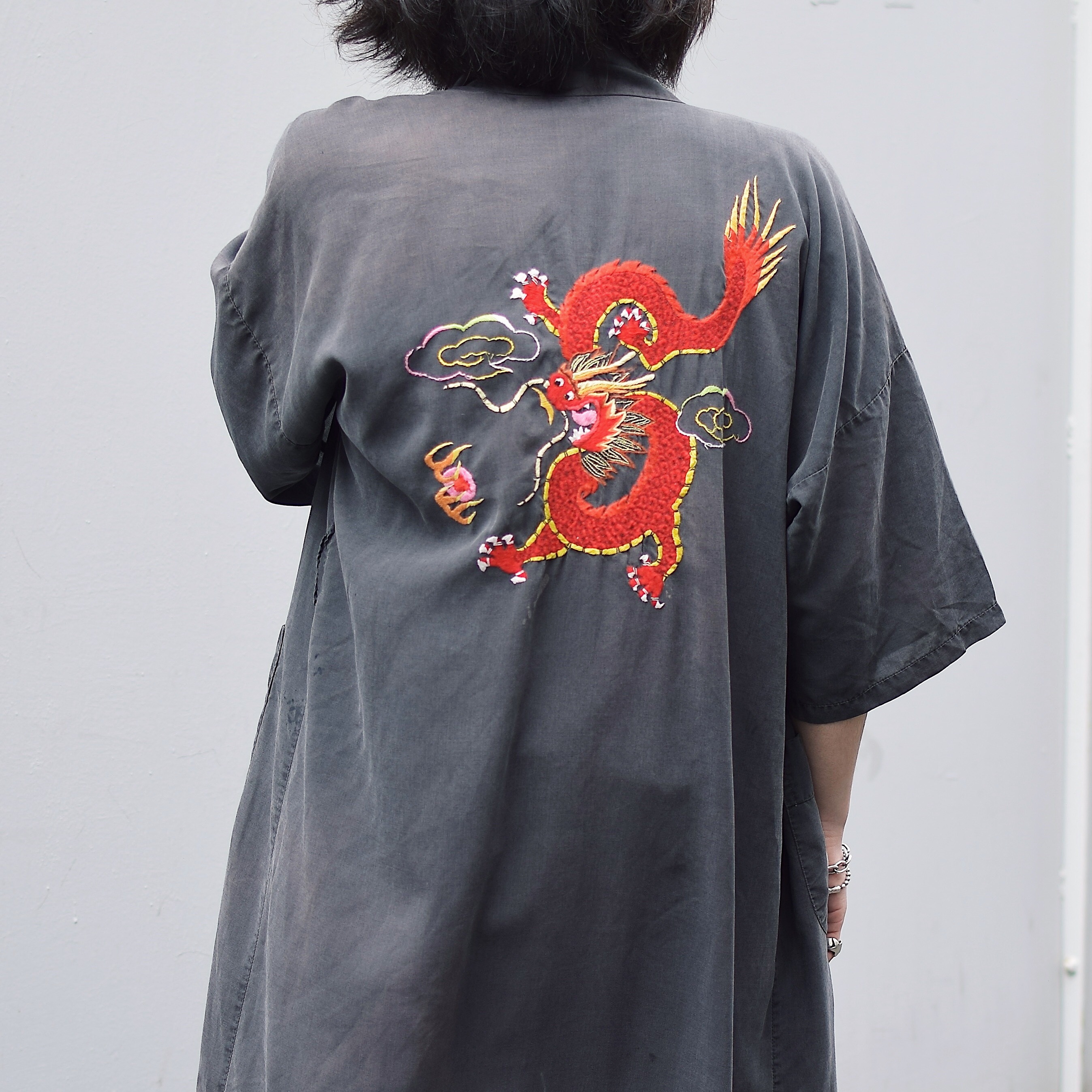 Vintage 60〜70's  Souvenir Gown Shirt の画像 4