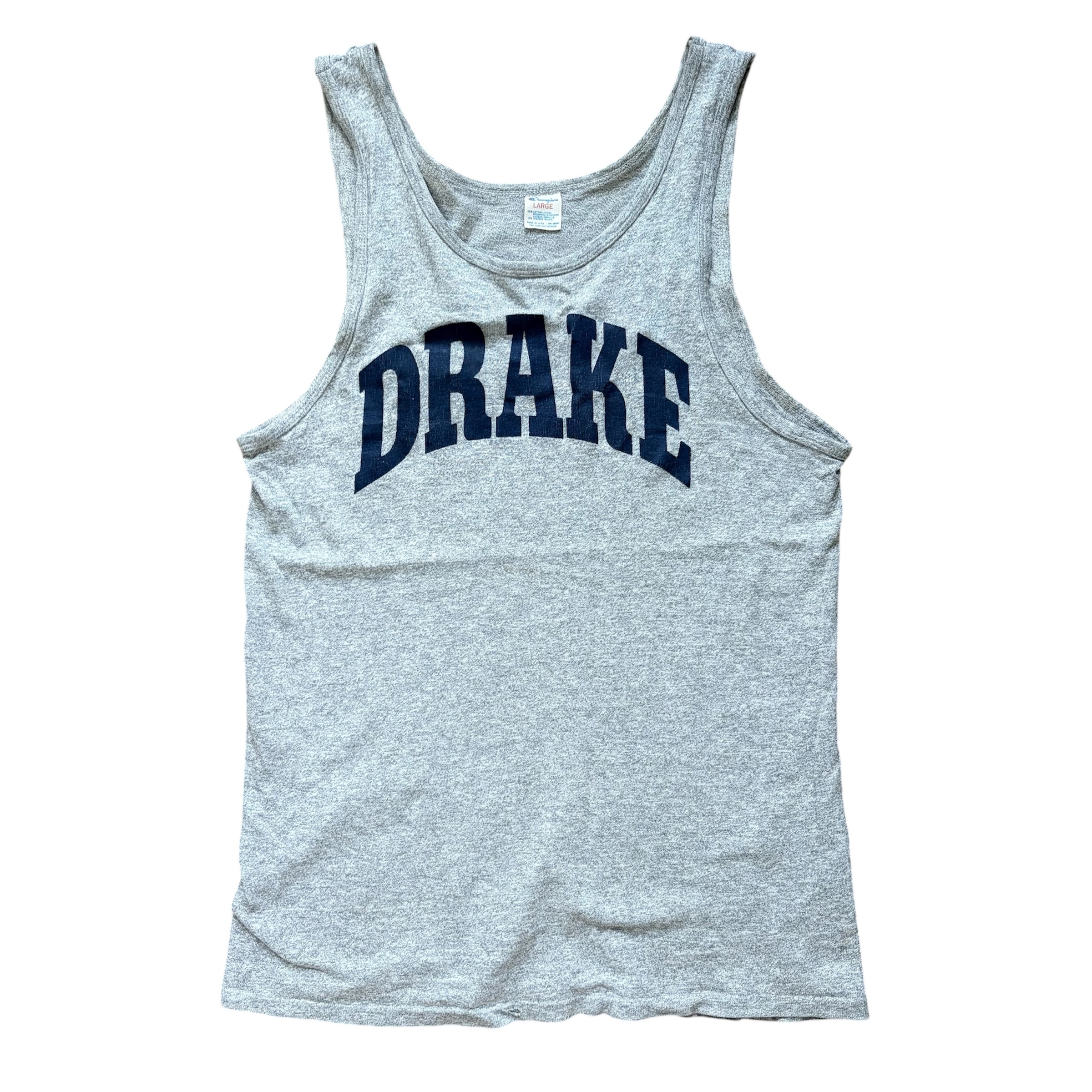 80s Champion トリコタグ タンクトップ DRAKE 88/12 L