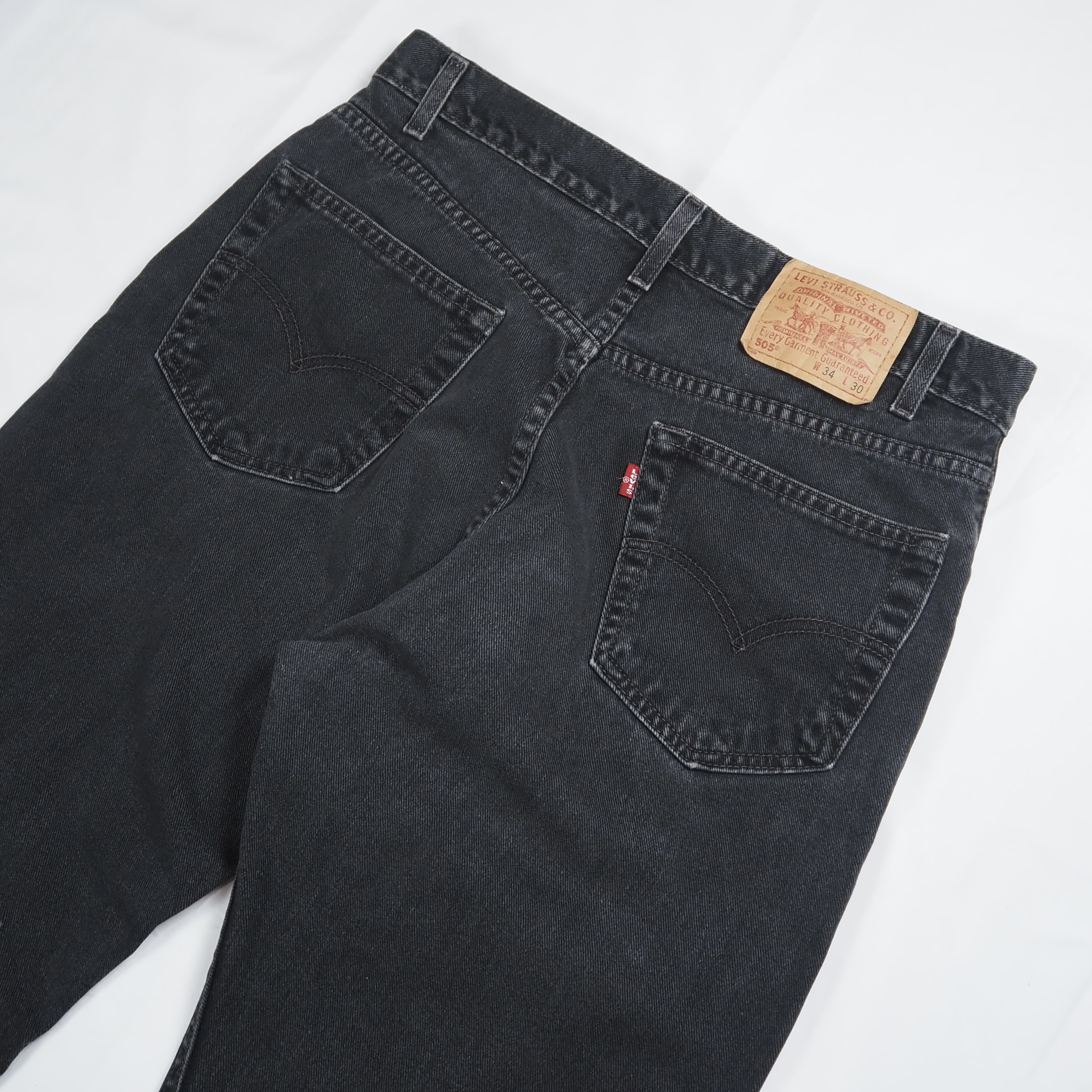 00’s Levi’s 505 ブラック 34×29 グアテマラ製 の画像 12