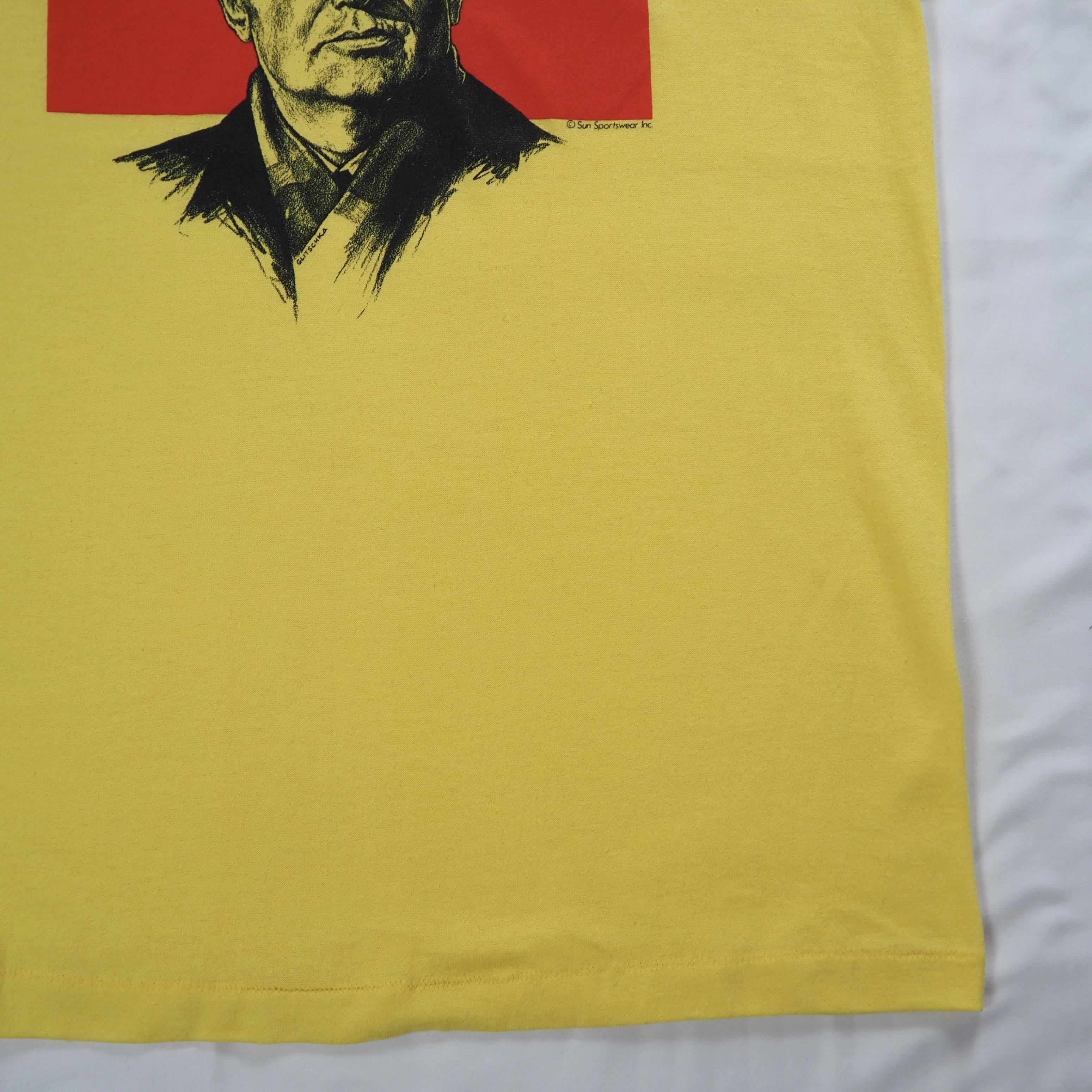 90’s ゴルバチョフTシャツ 共産主義 Lサイズ イエロー の画像 11