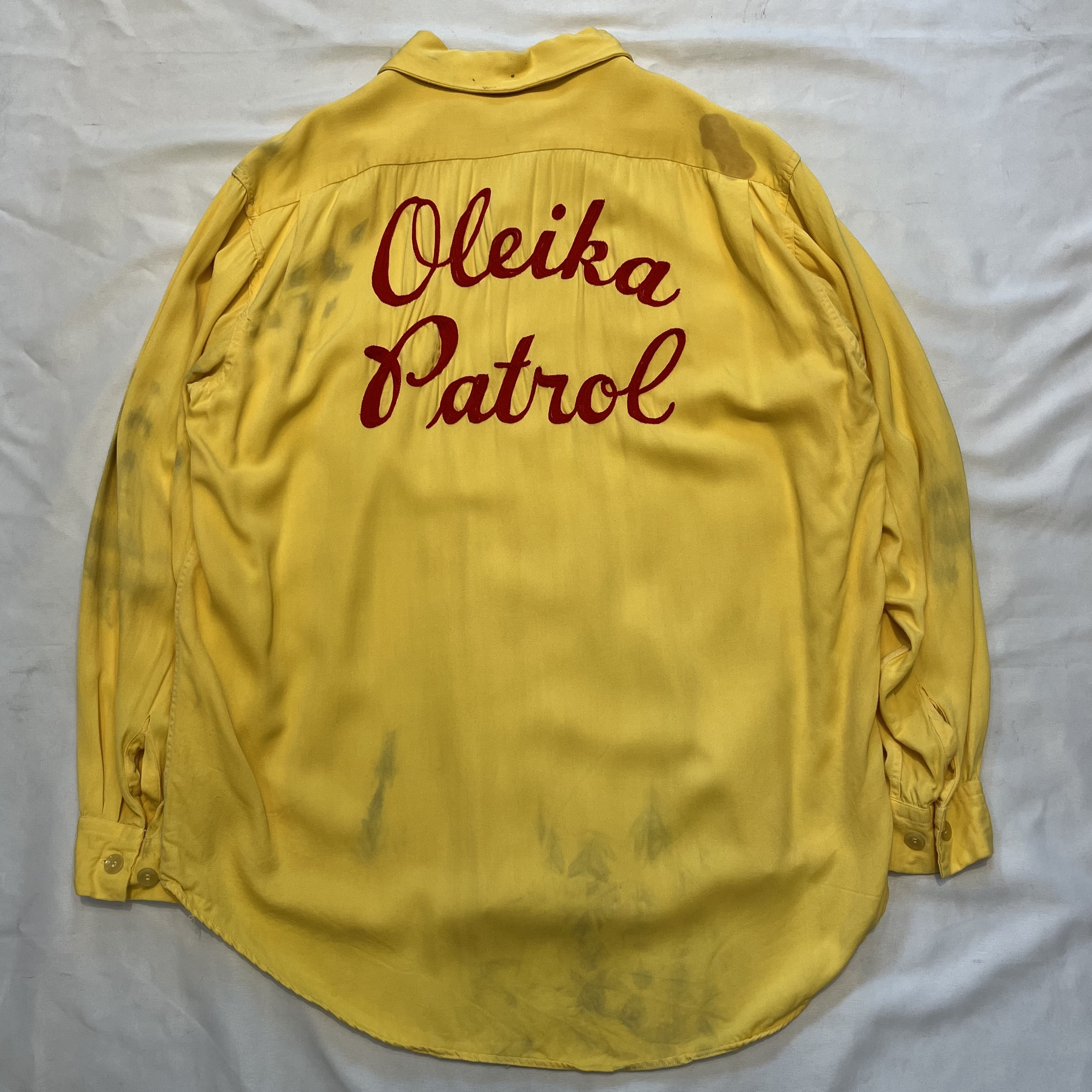 50’s Rayon Bowling Shirts “Chain Stitch”