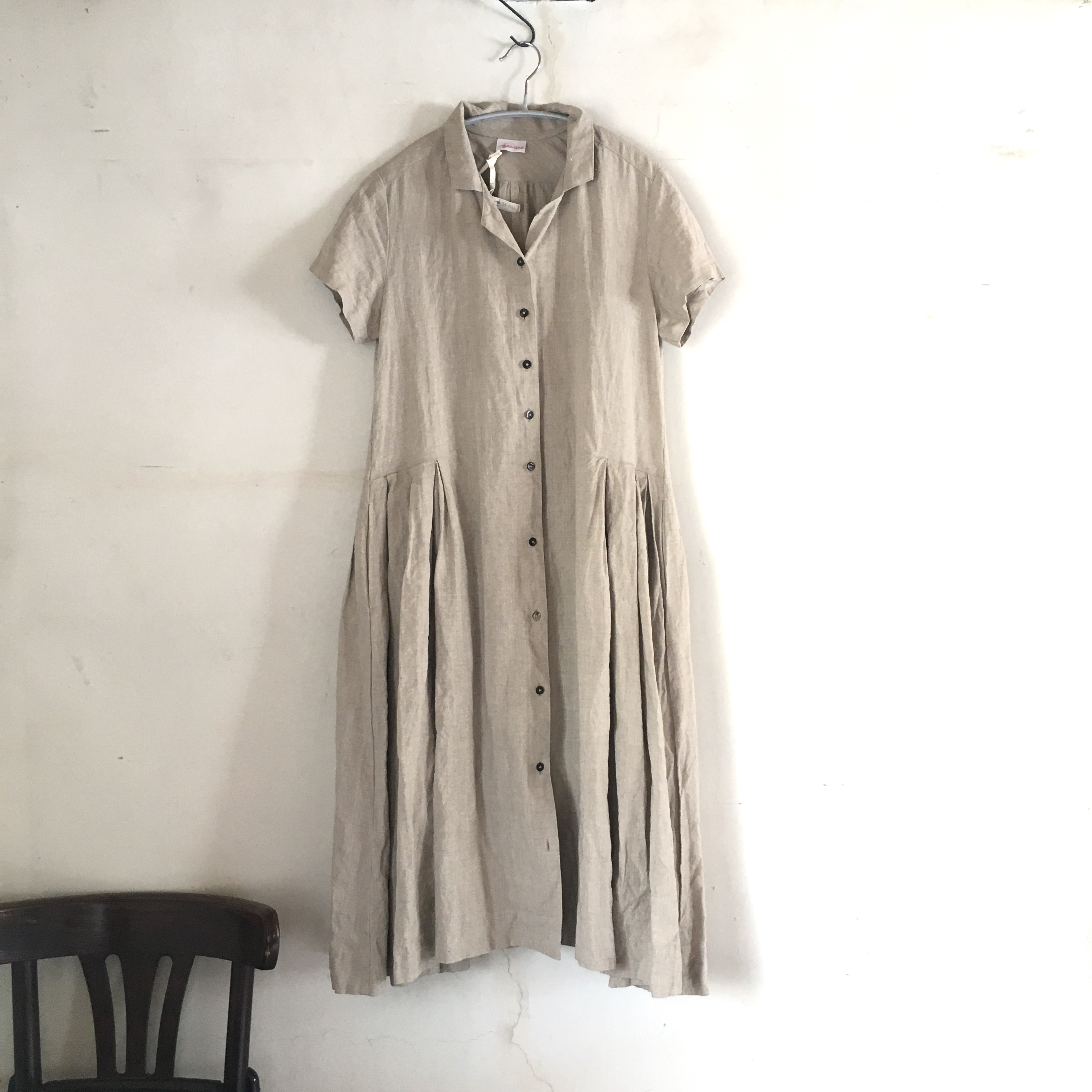 Sa Rah 開襟ワンピース半袖 ナチュラル 歩音 あるね