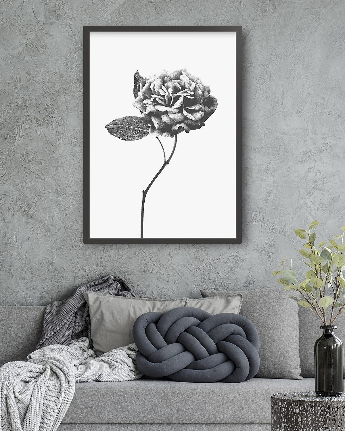 アートポスター / Rose mono eb051 EITRIBRO(エイトリブロ) ONLINE SHOP 北欧インテリアのポスター通販専門店