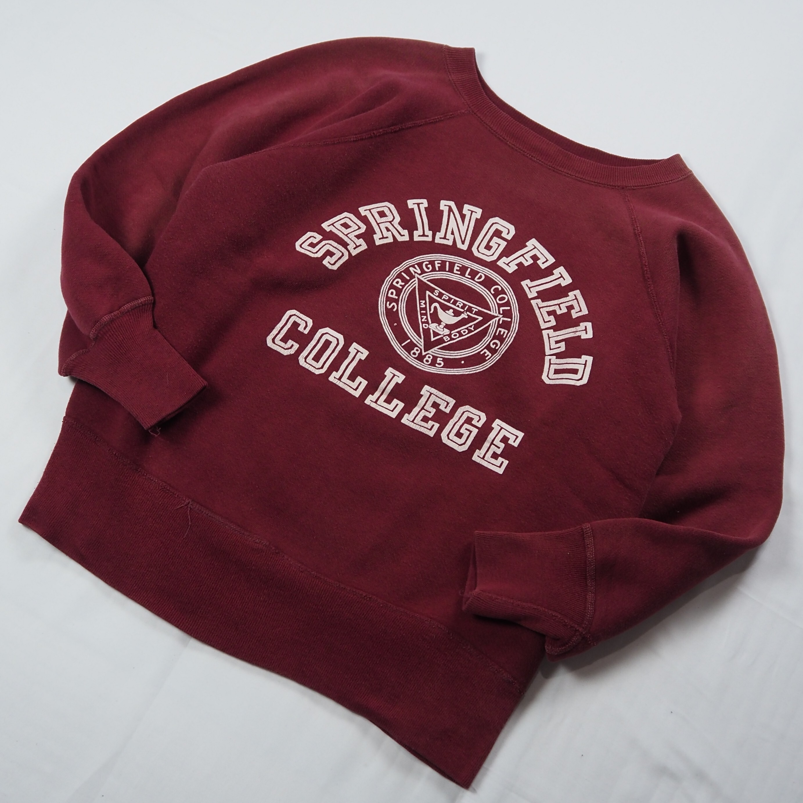【9/23 20:00入荷】60's Champion ランタグ カレッジスウェット ワインレッド の画像 2