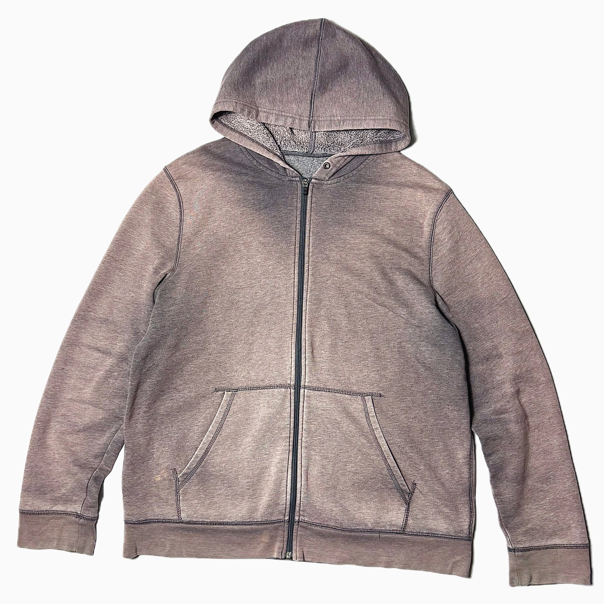 Vintage Faded Zip-up Hoodie