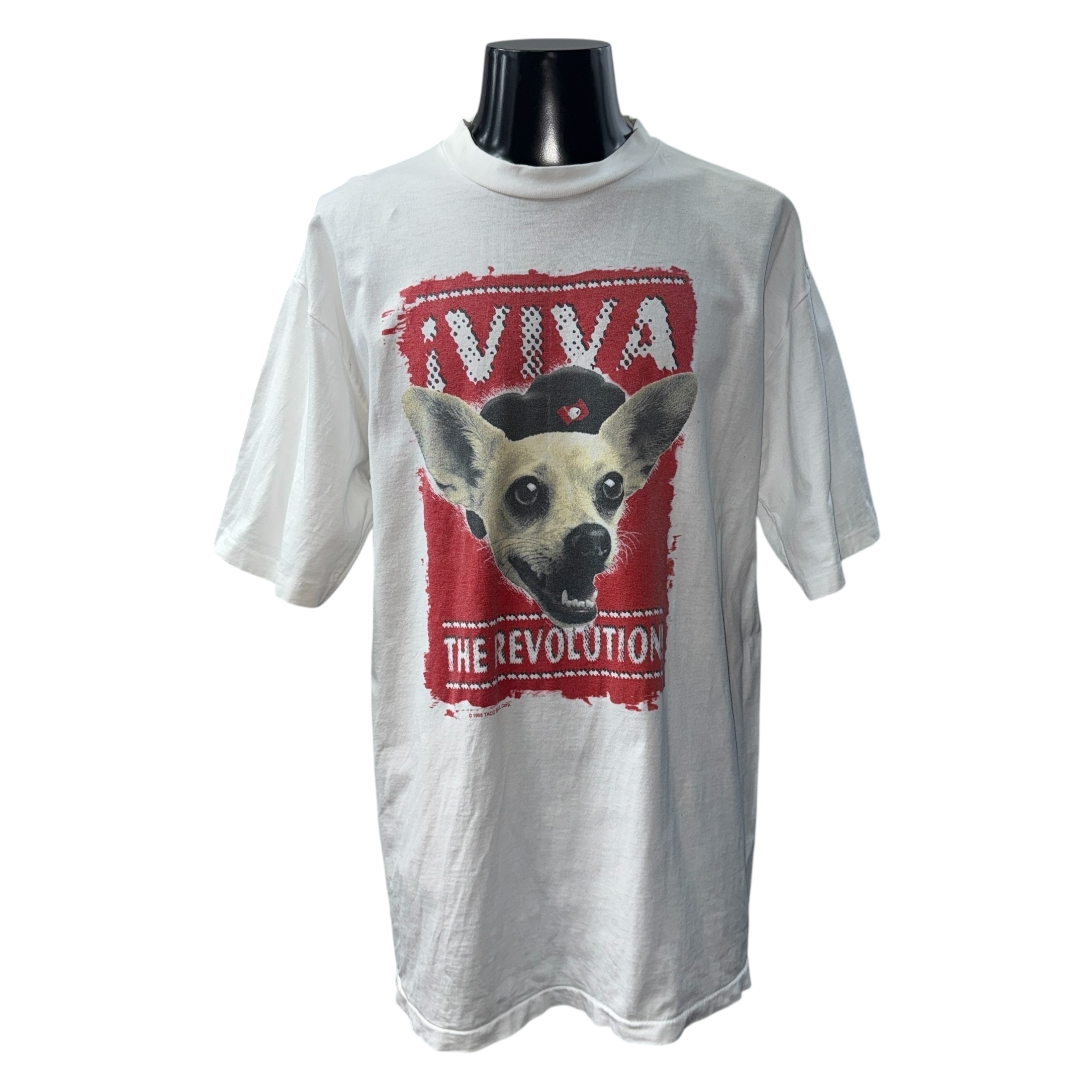 【TACOBELL】タコベル VIVA THE REVOLUTION 1998コピーライト Vintage Tシャツ