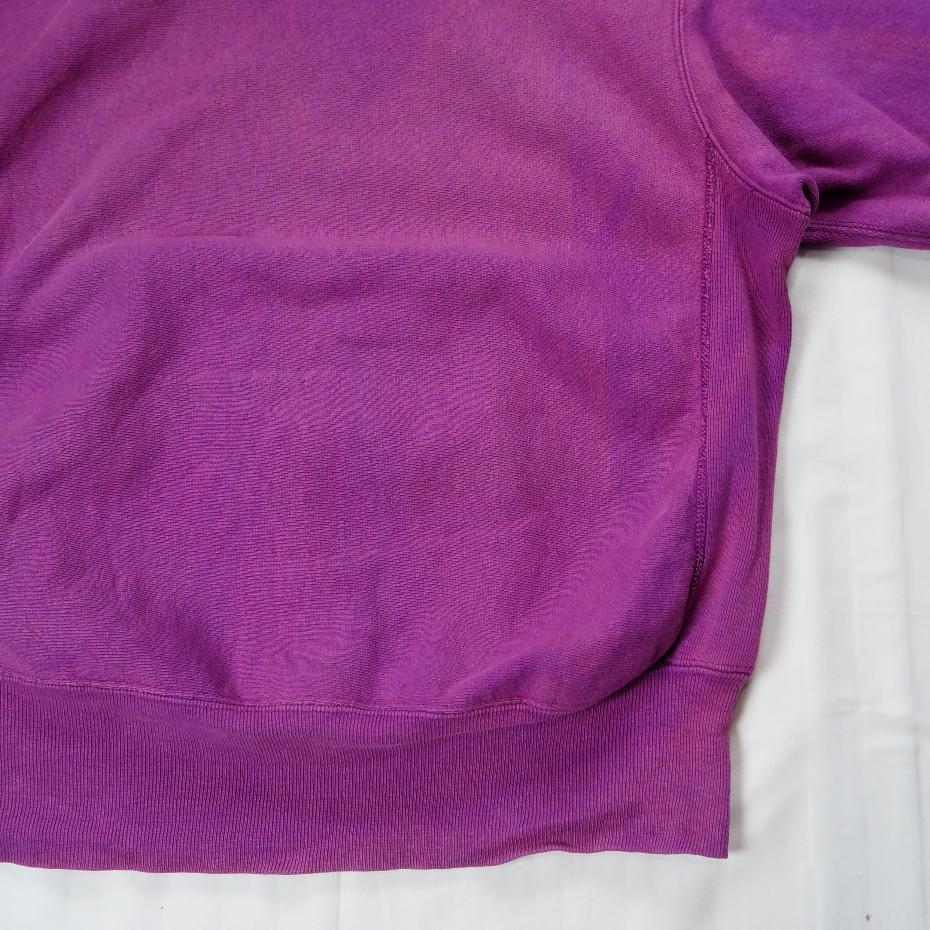 【9/23 20:00入荷】90's Champion リバースフーディ フェード パープル Mサイズ の画像 17