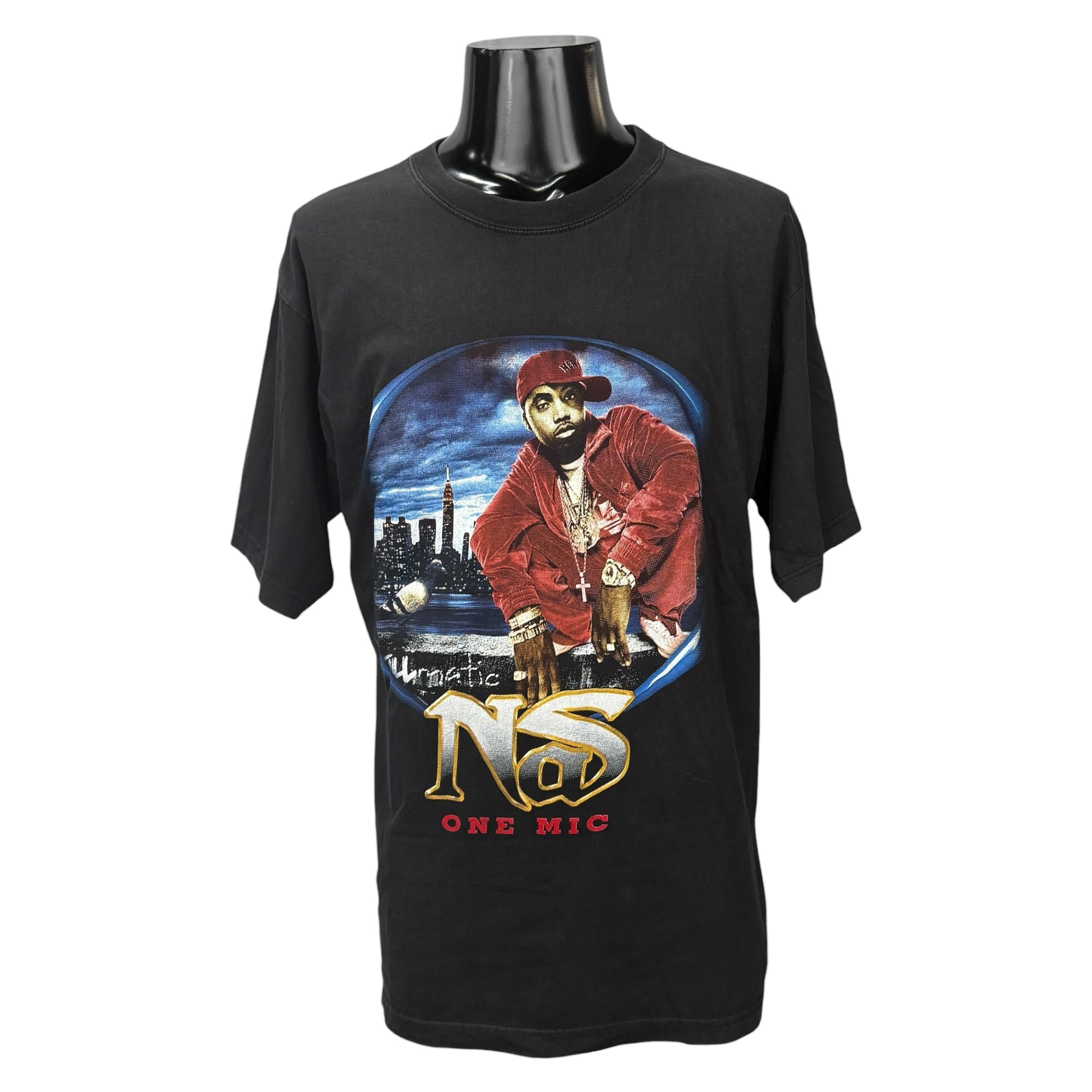 【NAS】ナズ “STILLMATIC TOUR / ONE MIC” 00’s Vintage Tシャツ