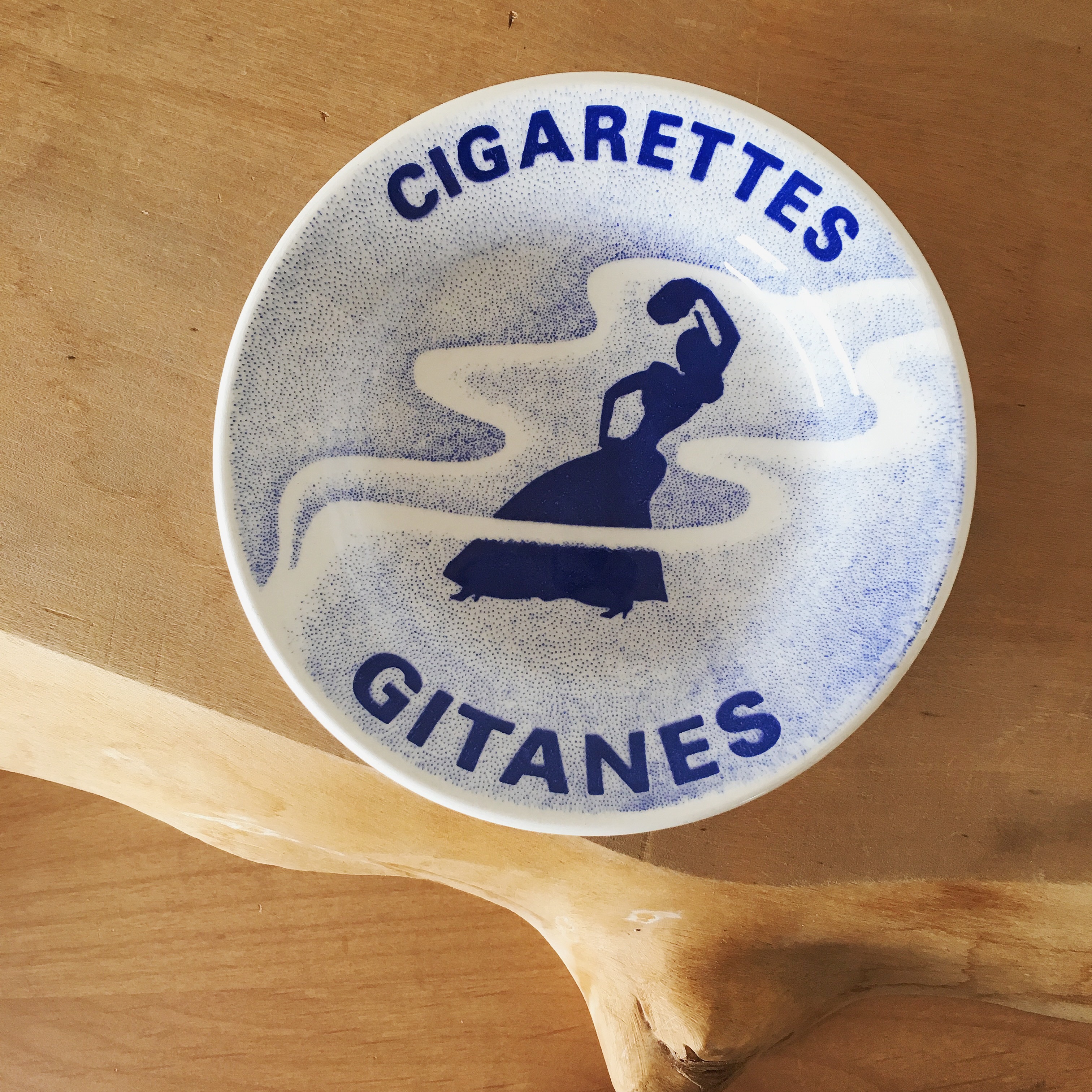 Gitanes ジタン チップトレー 灰皿 ぽわにえ だむーる アンティーク ブロカント