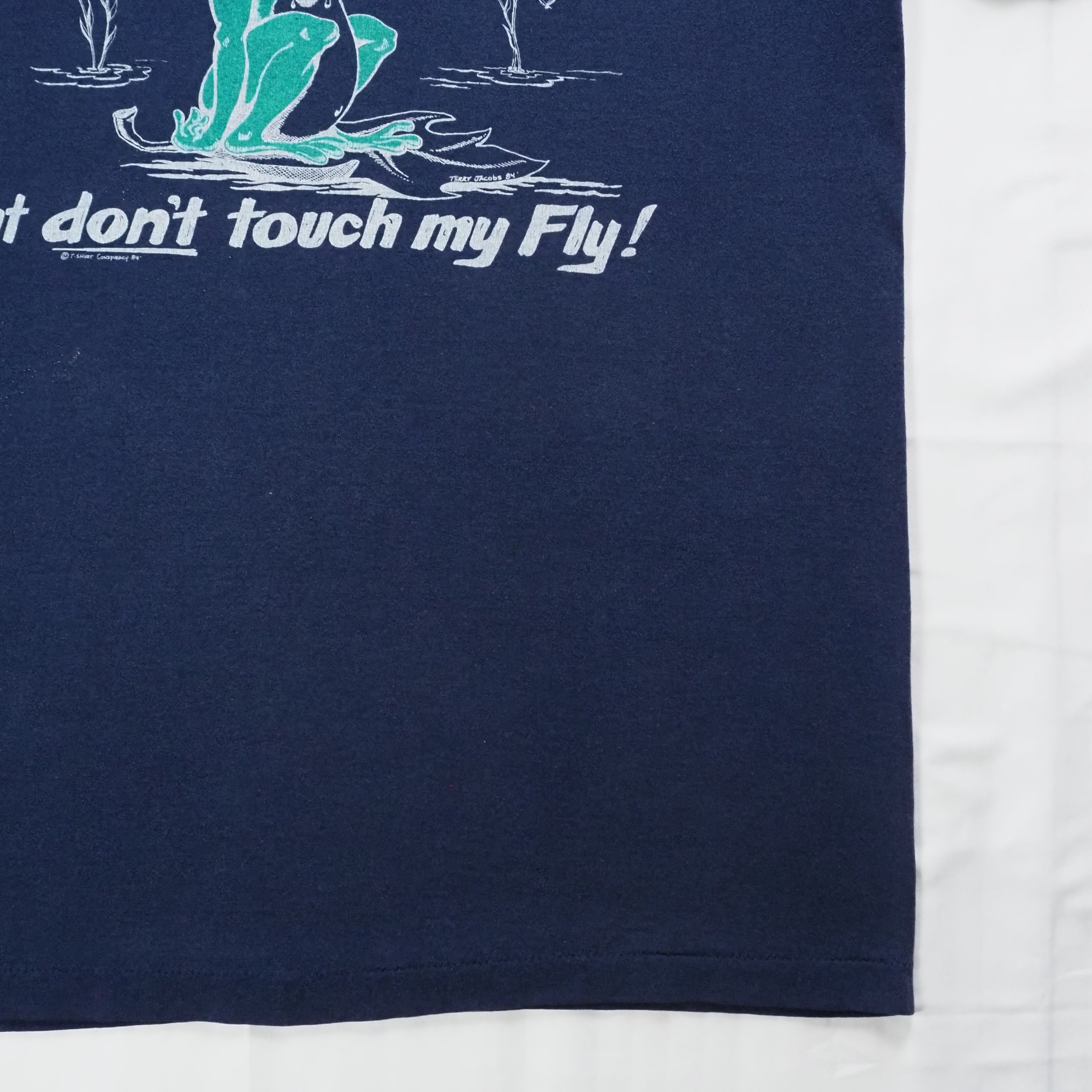 80's Jerzees カエルTシャツ Lサイズ の画像 10