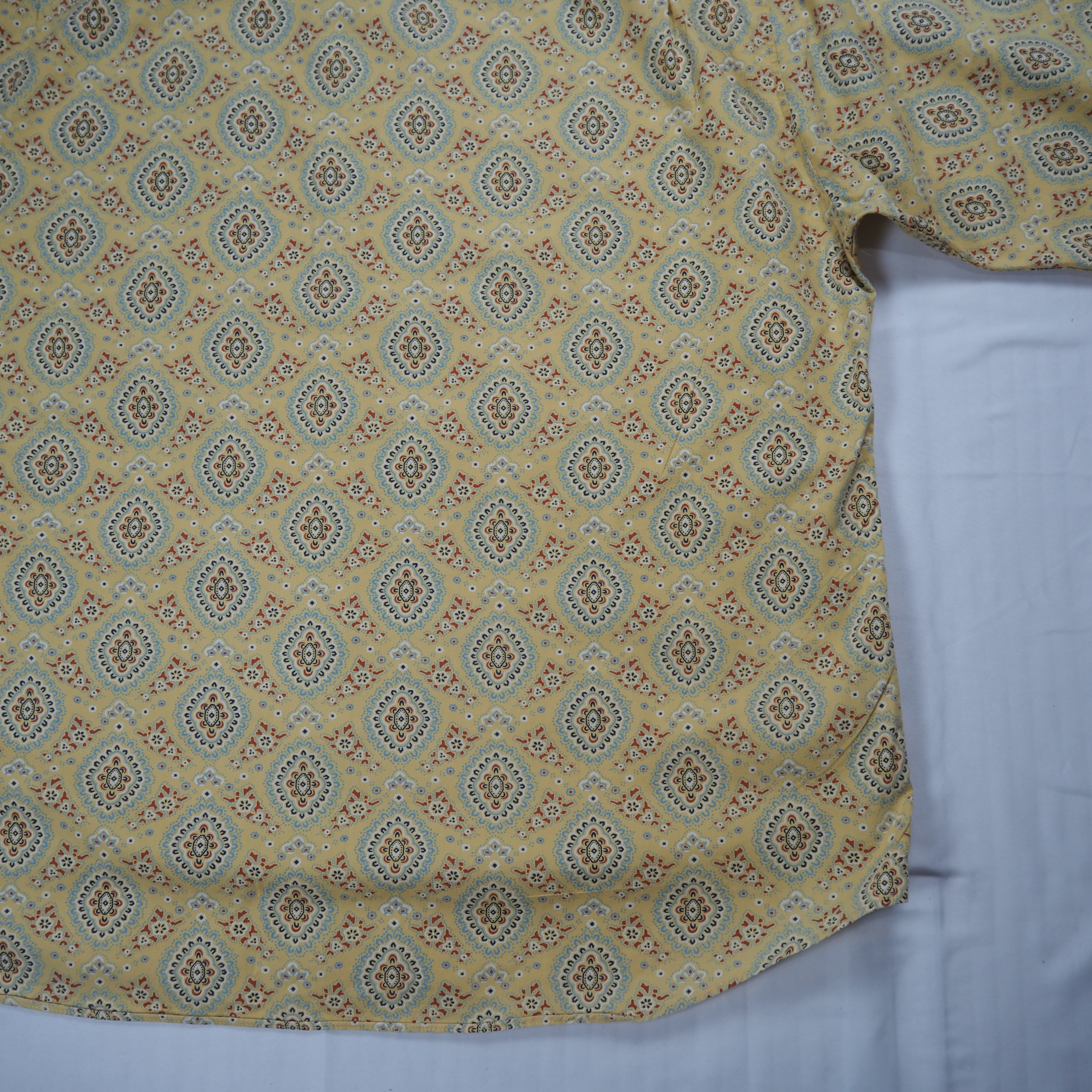90’s OLD GAP コットンシャツ XL イエロー の画像 18
