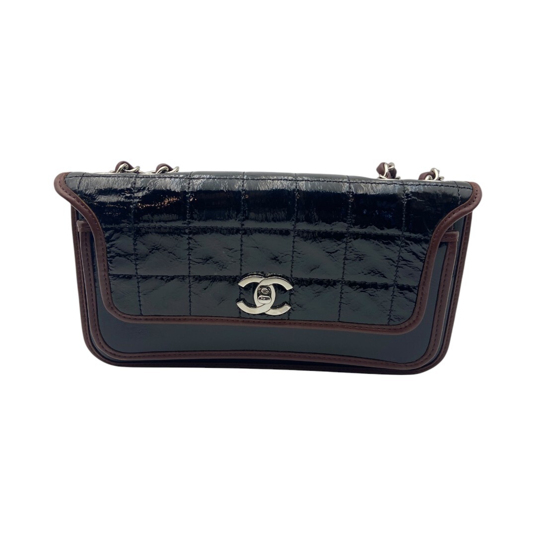 【CHANEL】シャネル チョコバー チェーンショルダーバッグ
