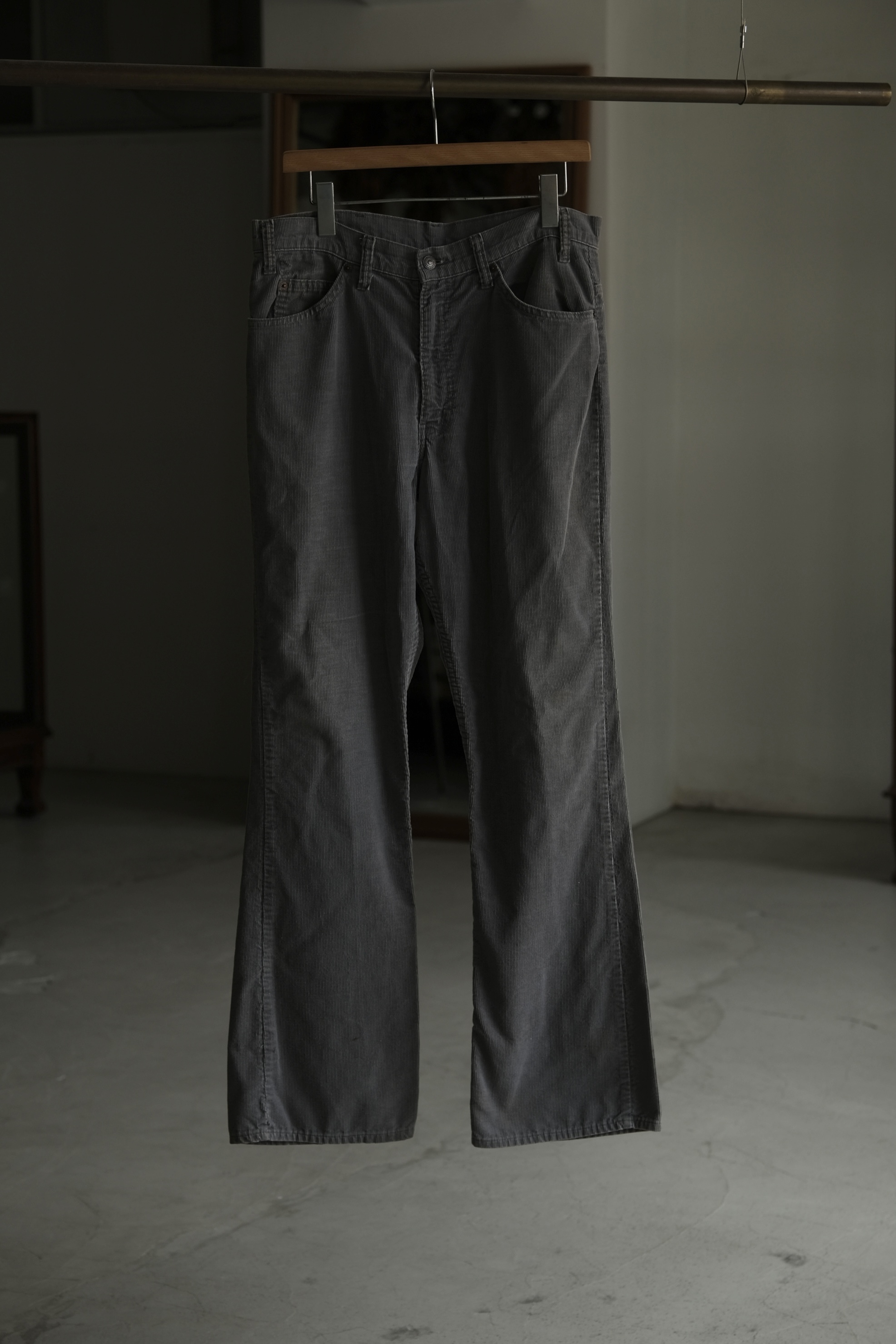 Utah/80's "Levi's 517" corduroy pants/gray