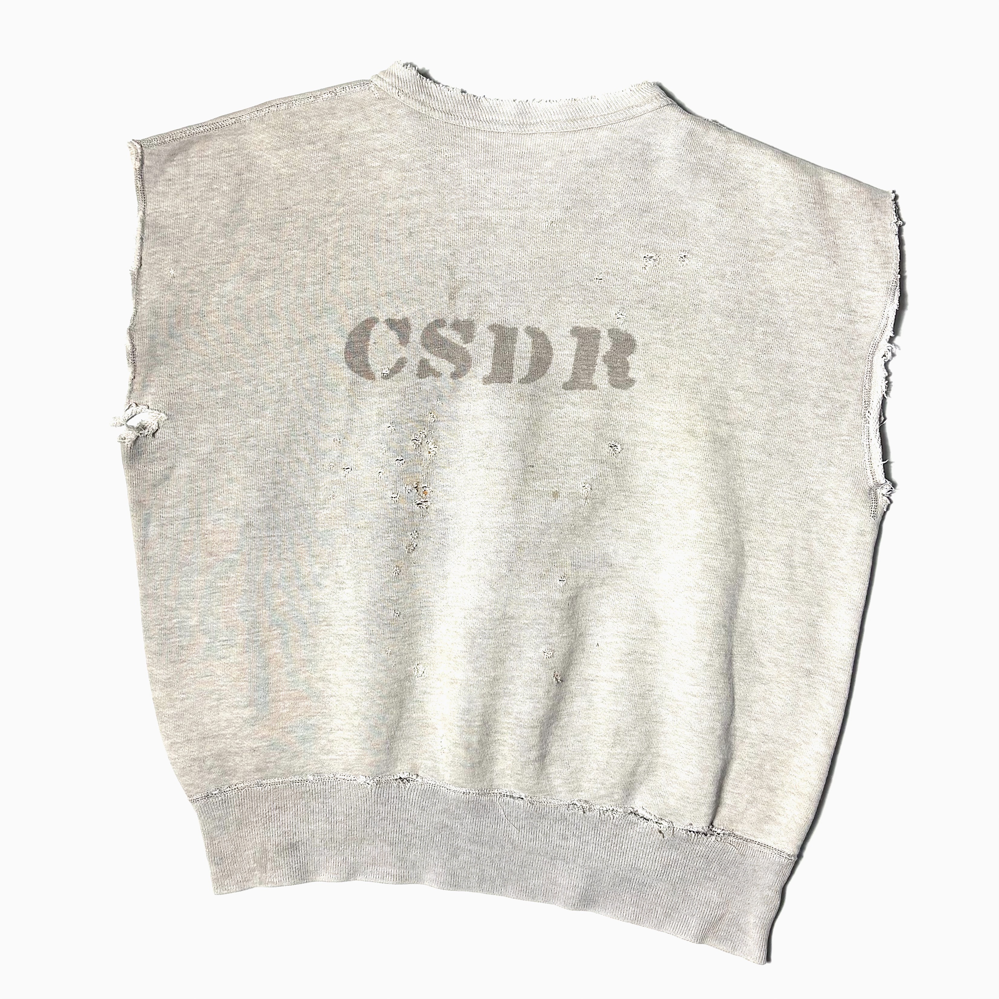 Vintage 50～60's "CSDR"  Grunge Cut Off Sweat の画像 2