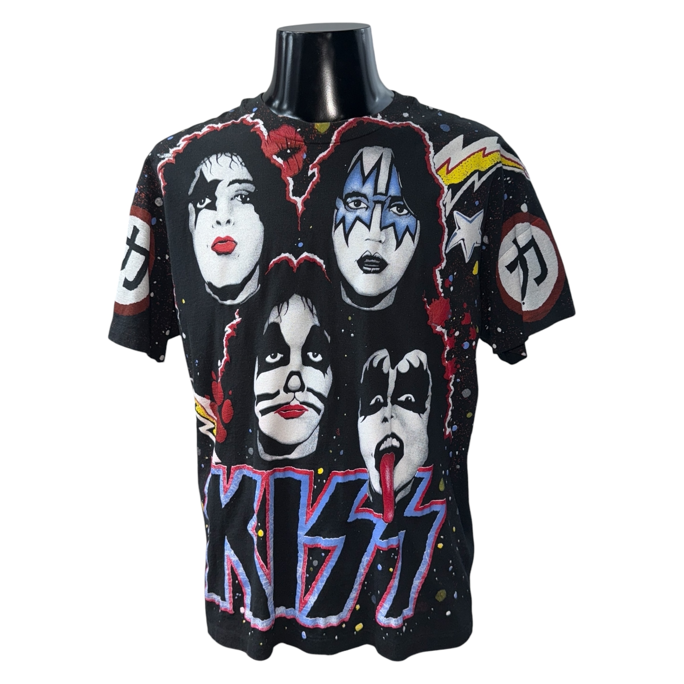 【KISS】キッス Alloverprint 90’s Vintage Tシャツ