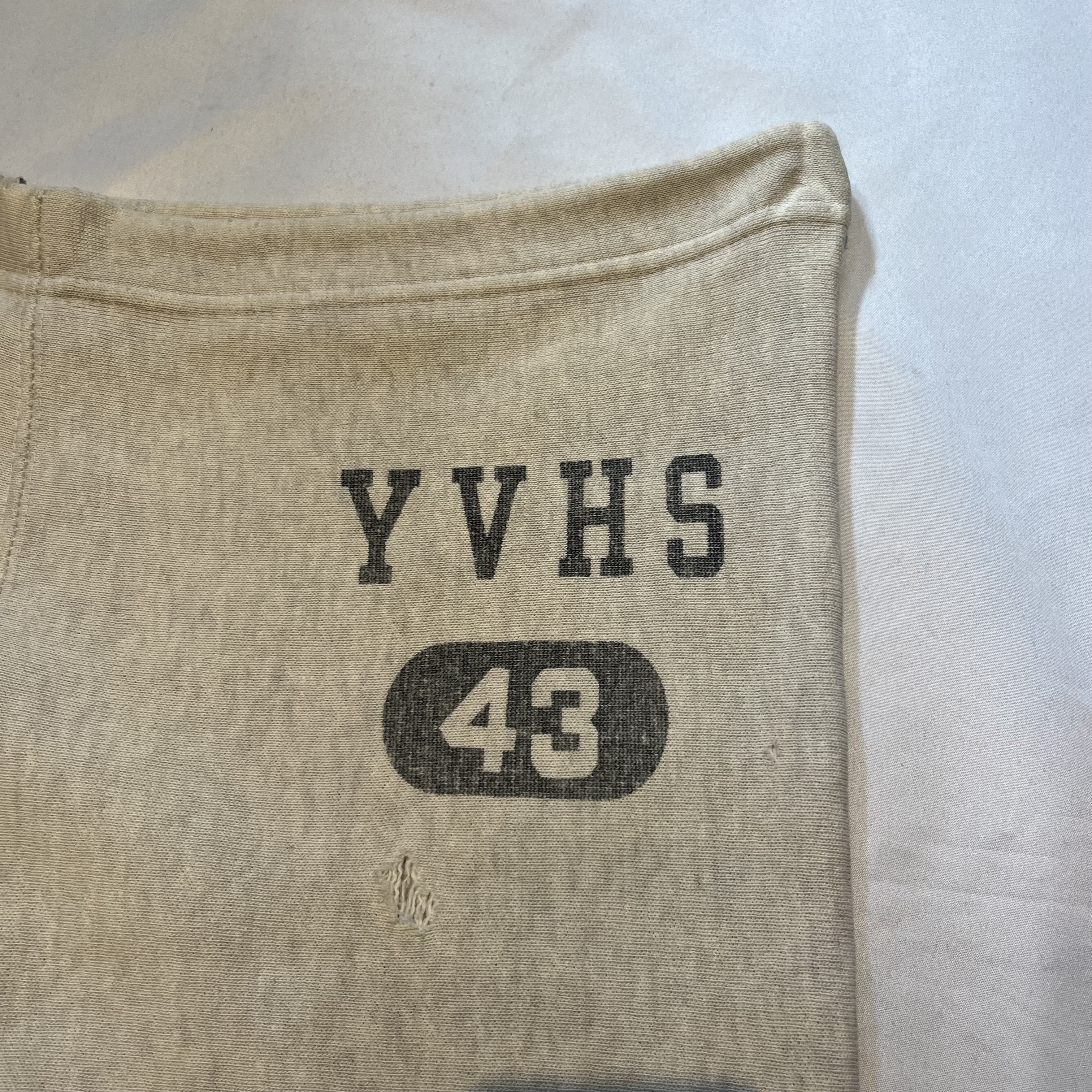 70’s Champion Sweat Pants “単色タグ" “BORO” の画像 4