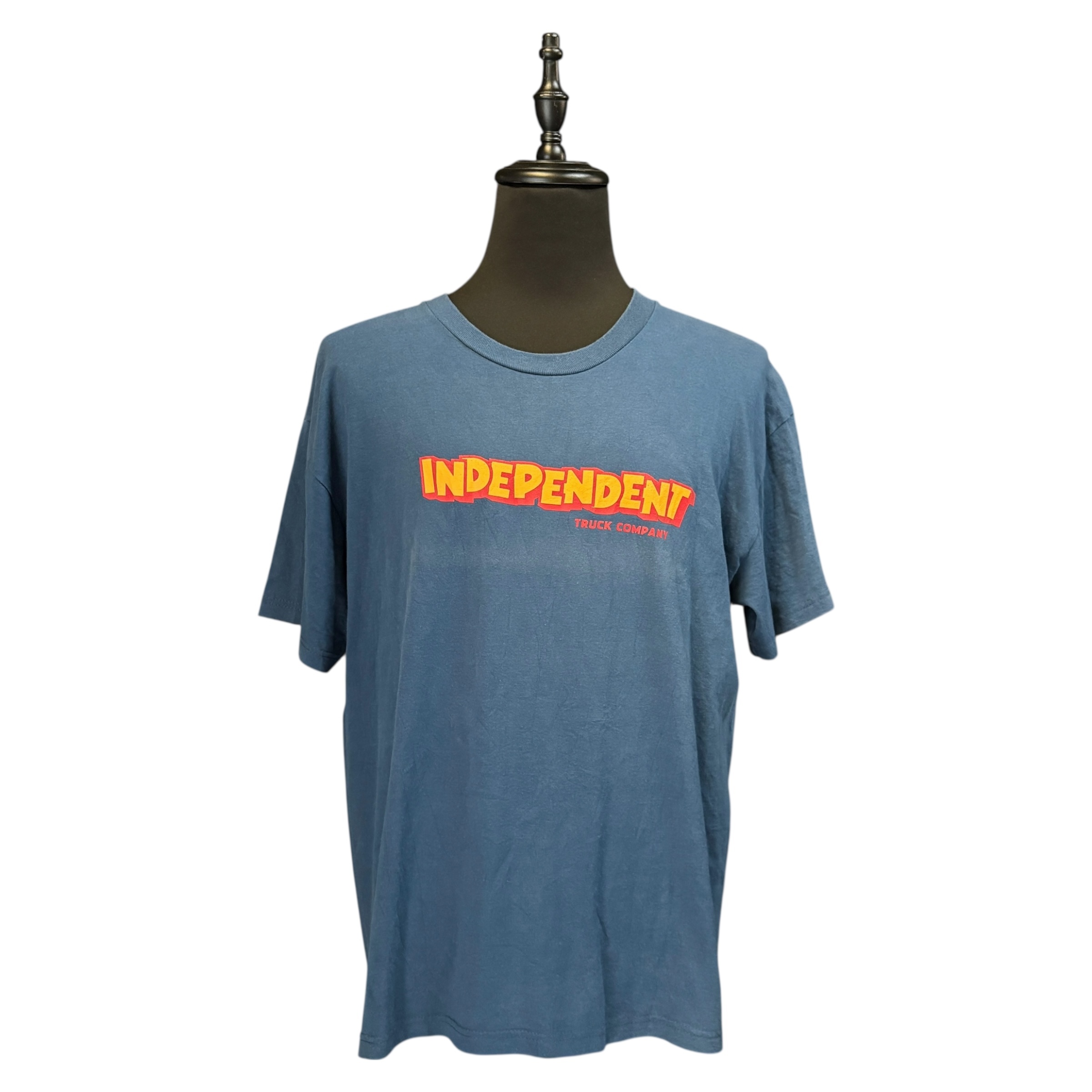 【INDEPENDENT】 インディペンデント Harbor Blue Tシャツ XL相当