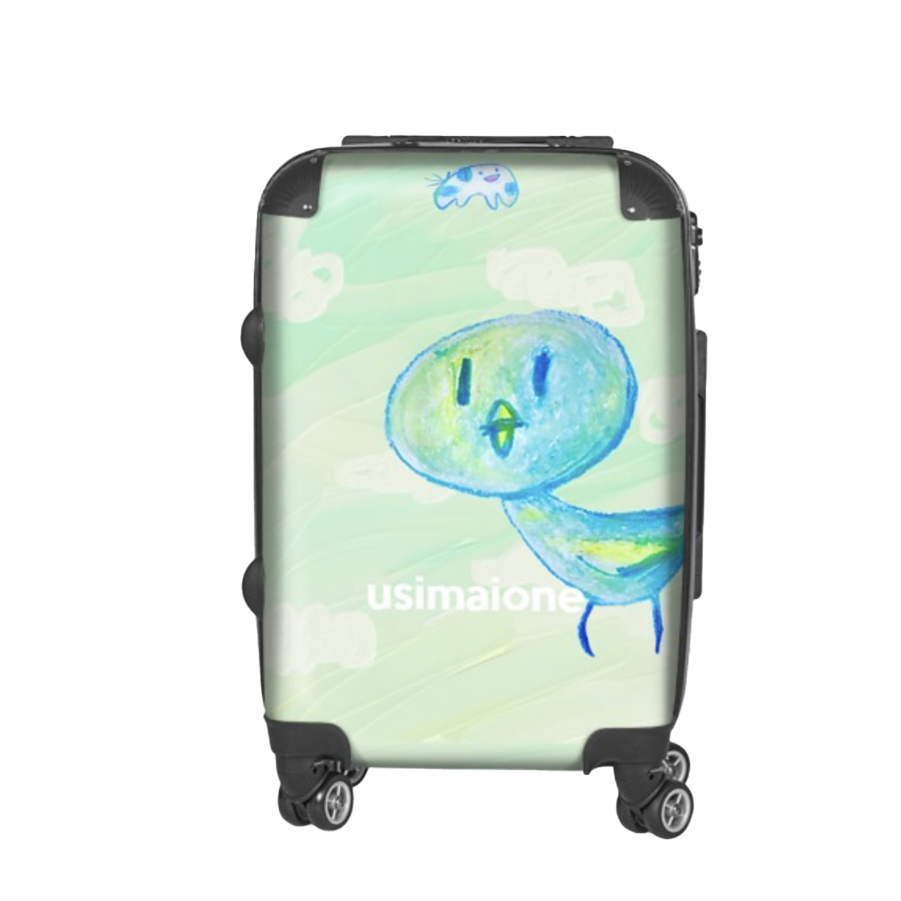 Unaited Usi とりさんおさんぽ キャリーケース 旅行カバン スーツケース かわいい 緑 ミントグリーン Usimaione Base Shop うしまいおにー Unaited Usi とりさんおさんぽ キャリーケース 旅行カバン スーツケース かわいい 緑 ミントグリーン Usimaione Base Shop うしまいおにー