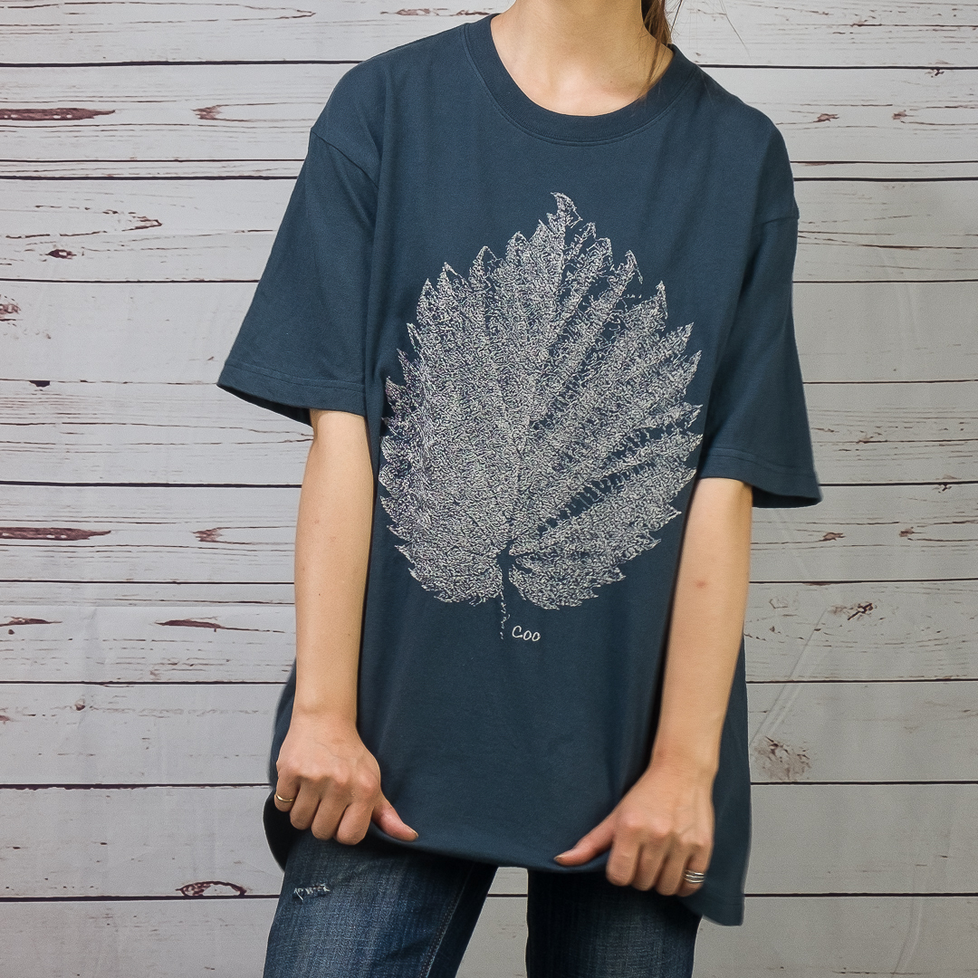 刺繍tシャツ Leafー Tl1 L Embroidery Fashion Coo