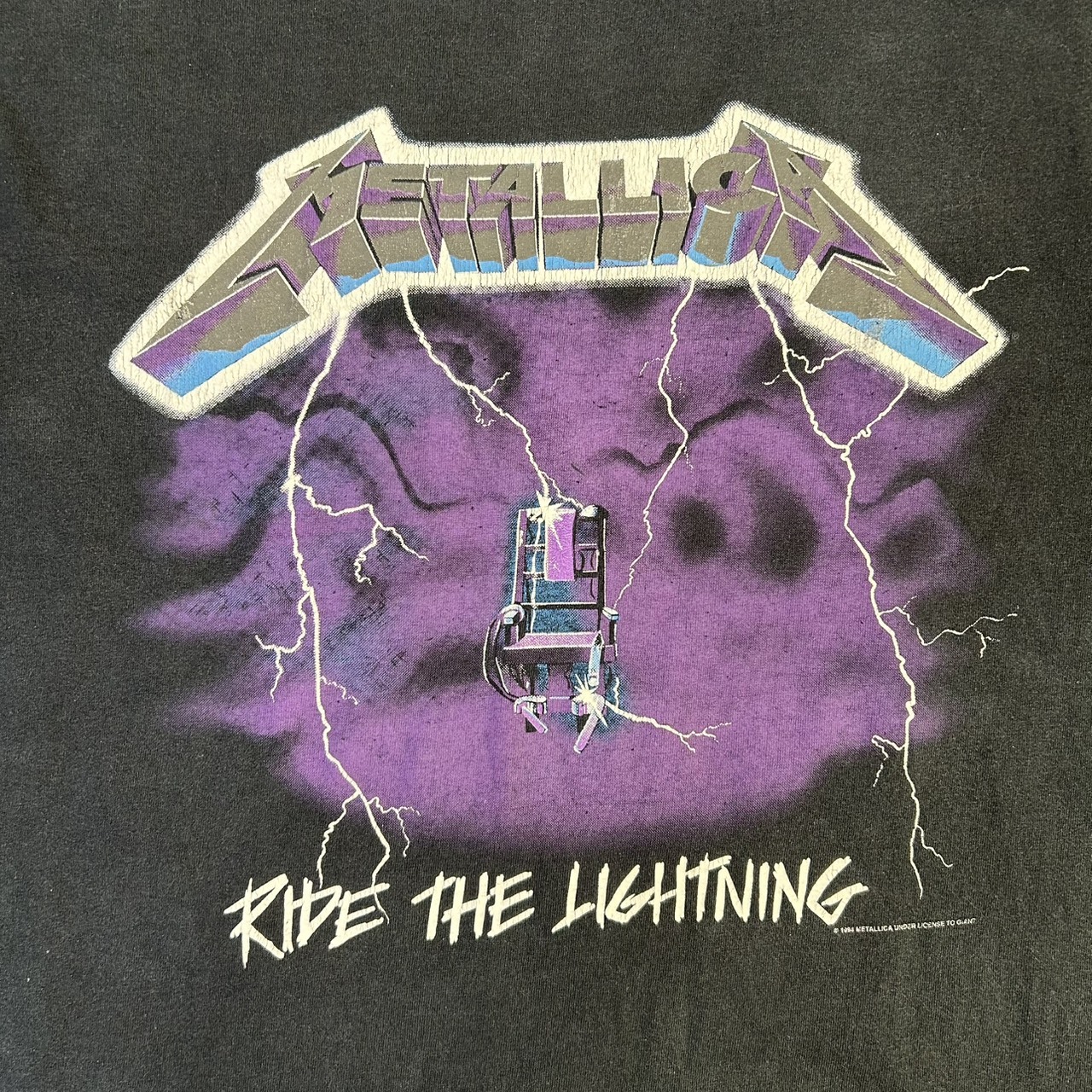 METALLICA メタリカ RIDE THE LIGHTNING T Fits L の画像 4