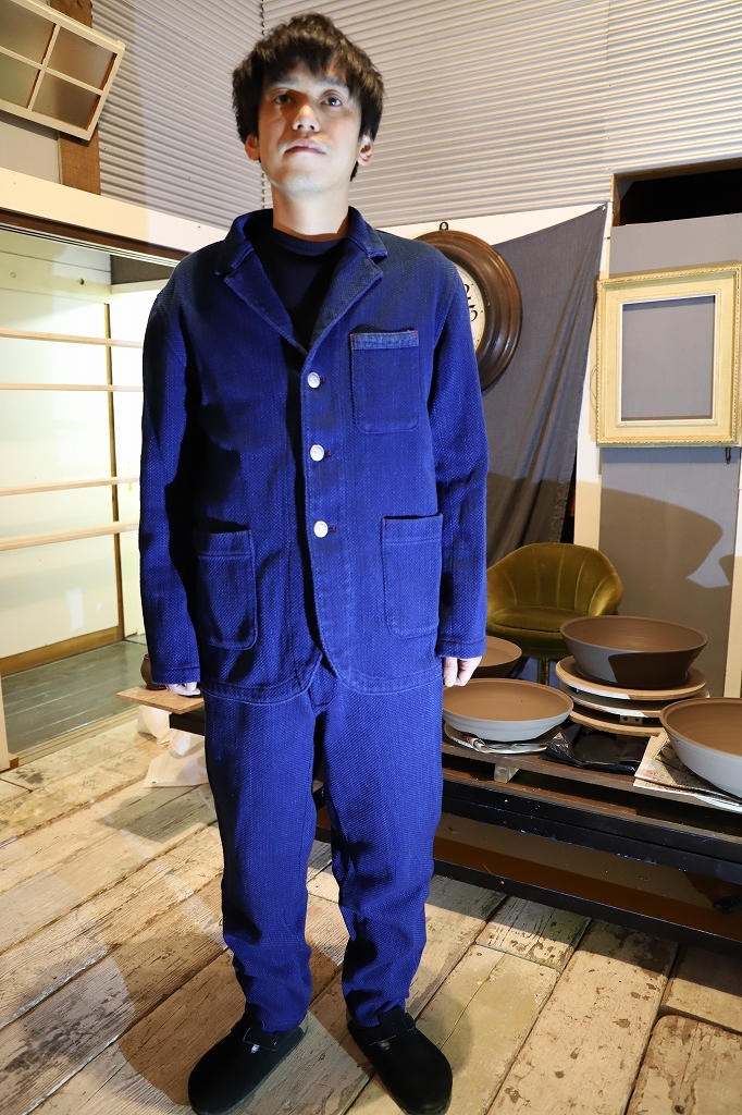 藍染刺織備後織物メンズパンツ 受注生産 Ptk 50 カスリラ オンラインショップ 藍染刺織備後織物メンズパンツ 受注生産 Ptk 50 カスリラ オンラインショップ