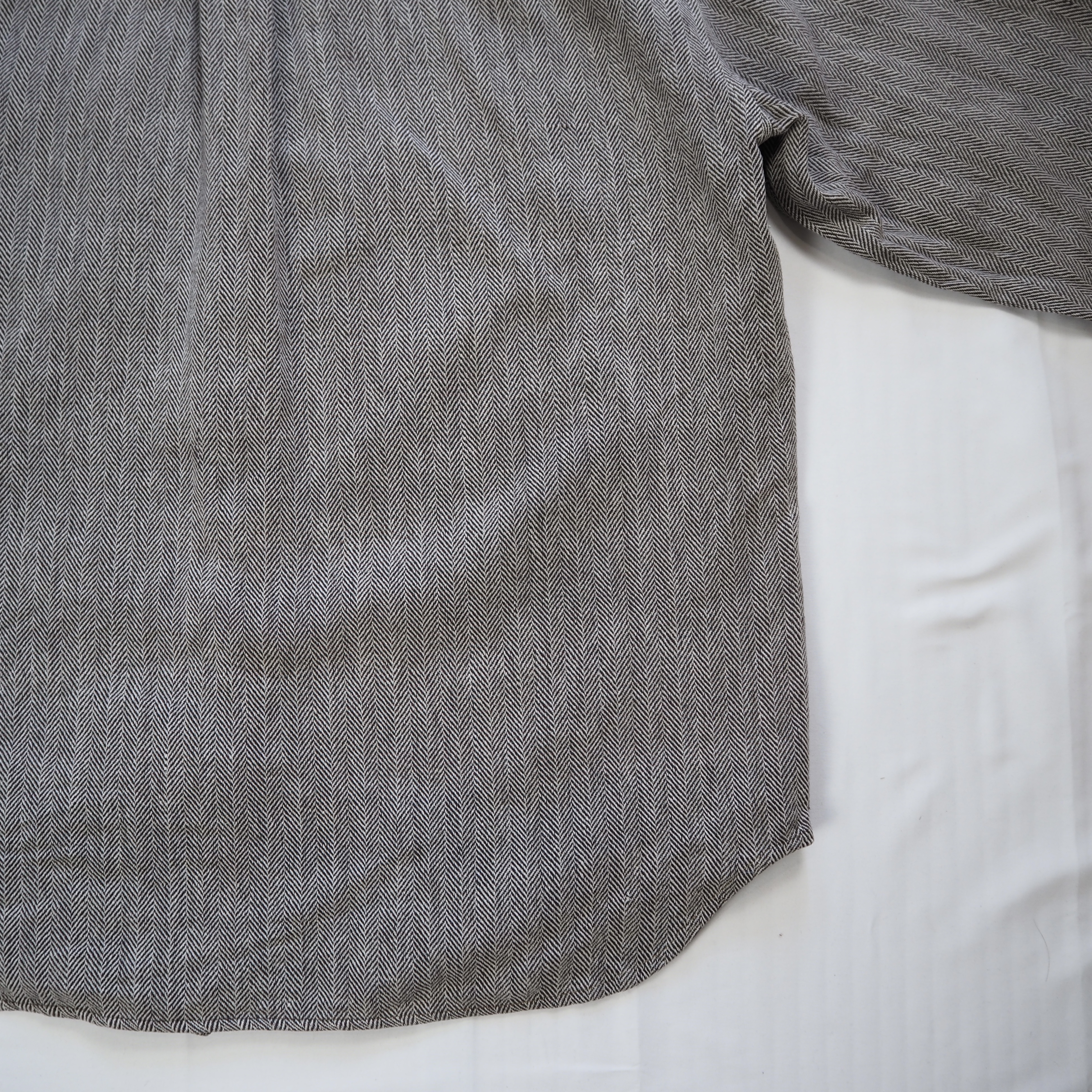 Banana Republic ヘヴィネル グレー Mサイズ の画像 14